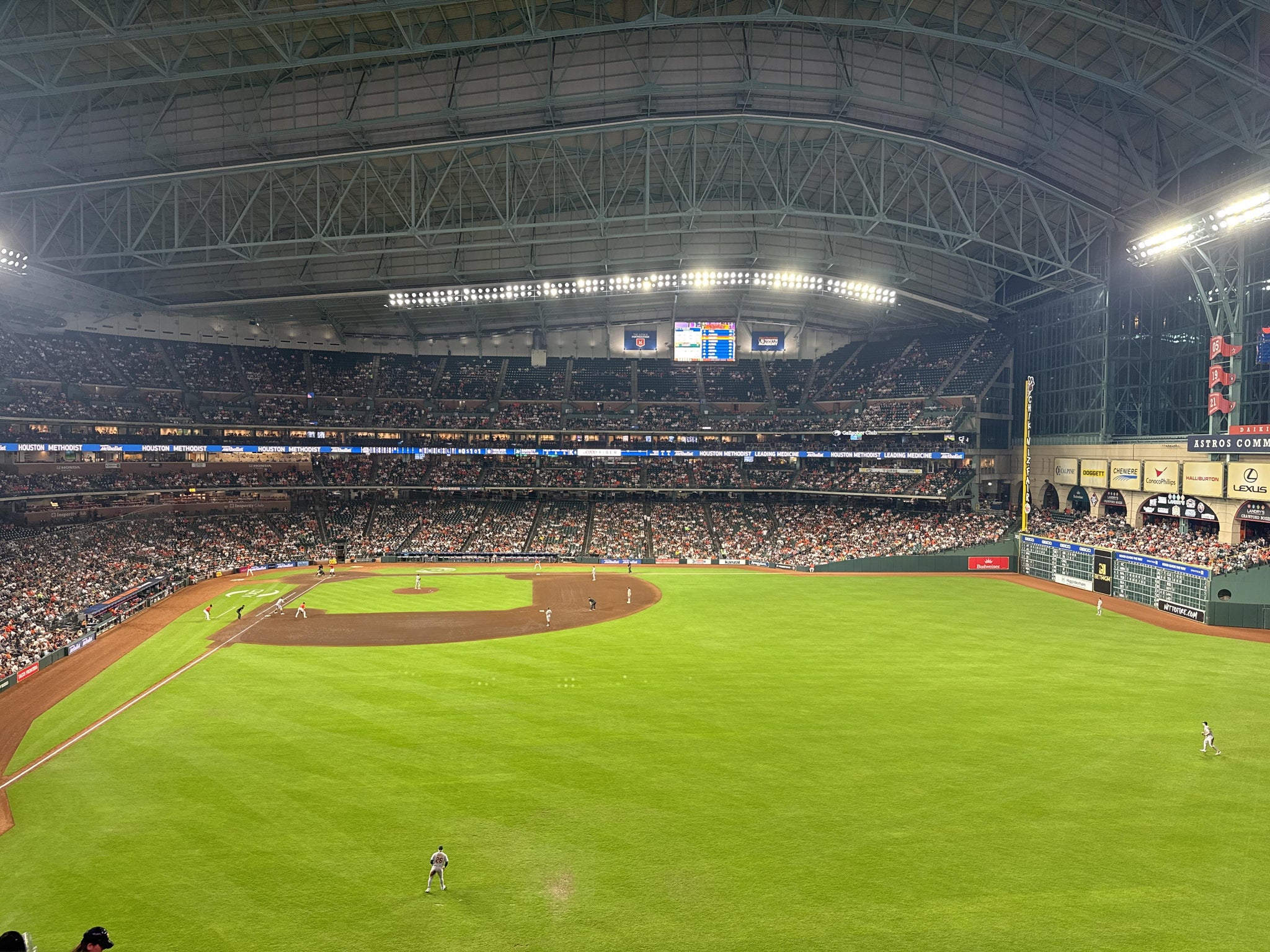 Real Fan View taken from Section 253 at Daikin Park by Ronald  C