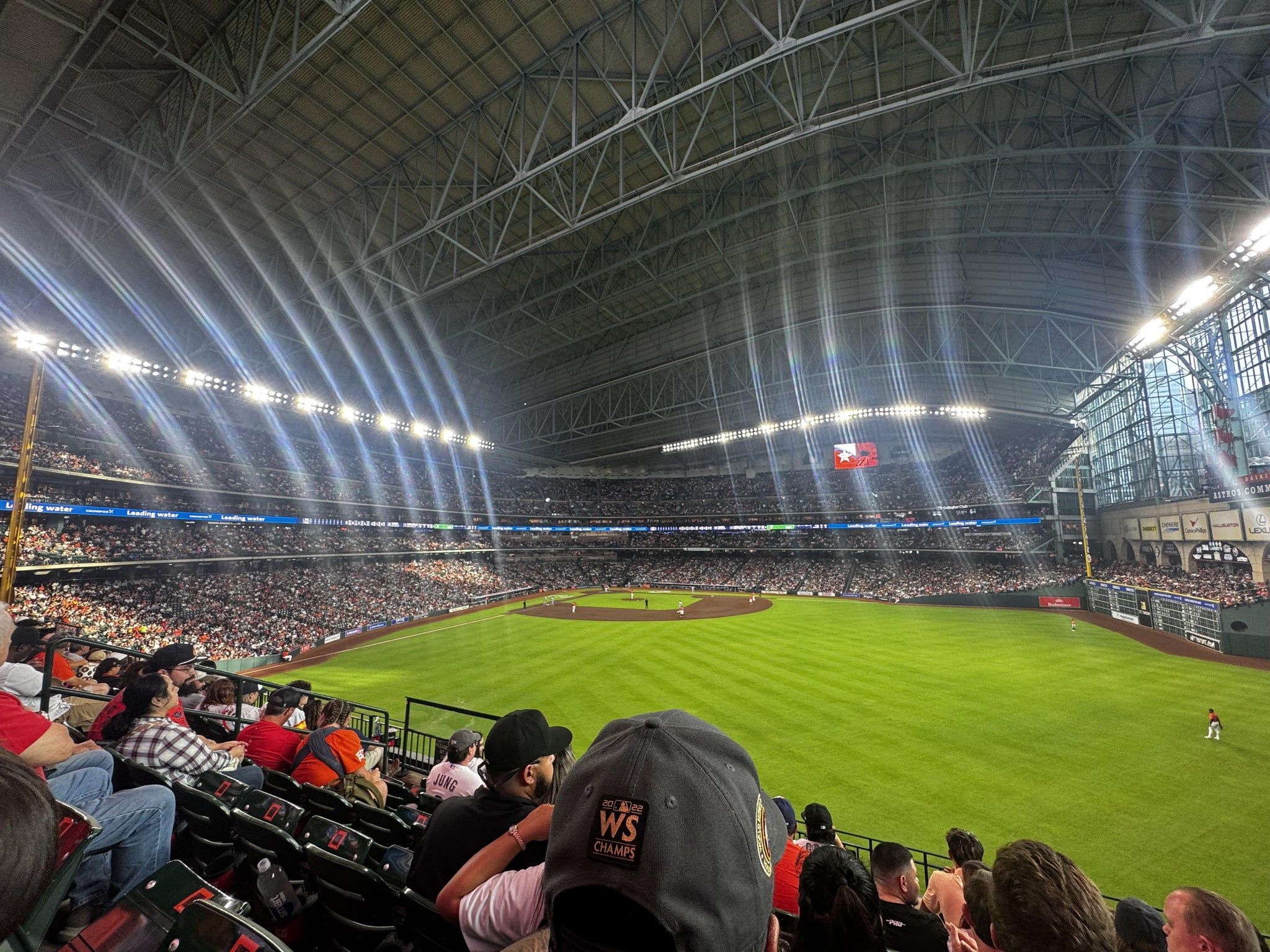 Real Fan View taken from Section 255 at Daikin Park by Cade R