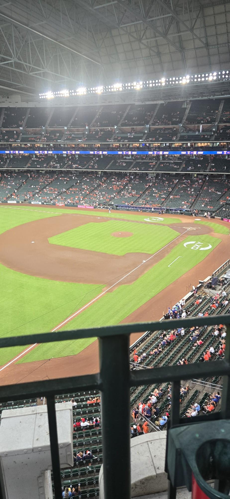 Real Fan View taken from Section 306 at Daikin Park by Kristina L
