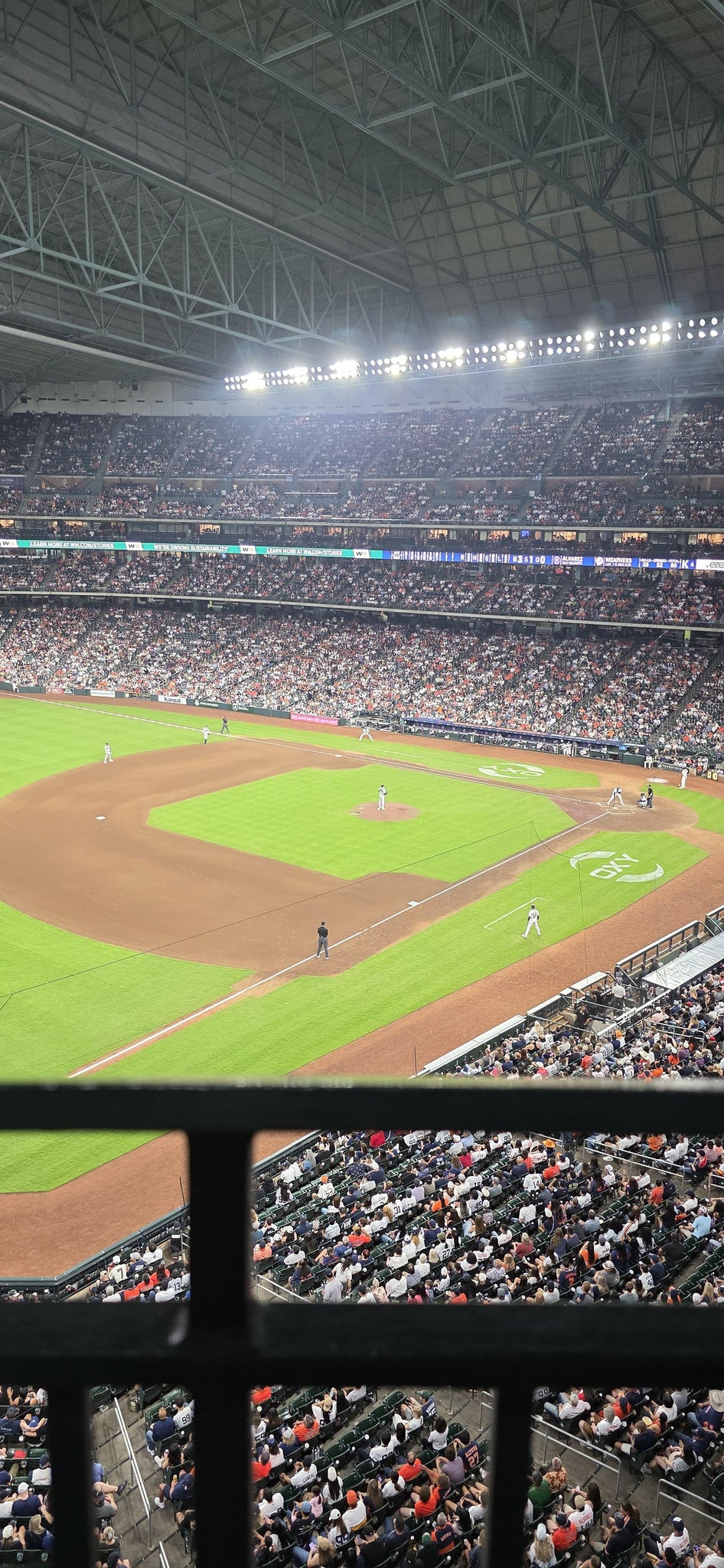 Real Fan View taken from Section 307 at Daikin Park by Nicolette P
