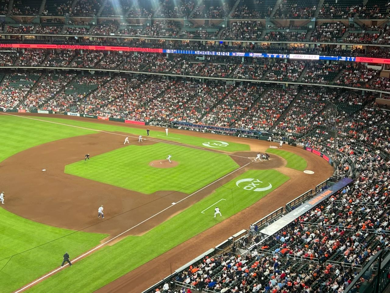 Real Fan View taken from Section 307 at Daikin Park by Brent N
