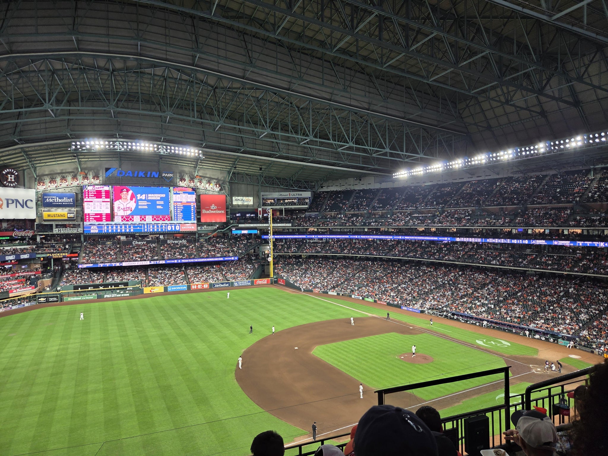 Real Fan View taken from Section 309 at Daikin Park by Stephanie M