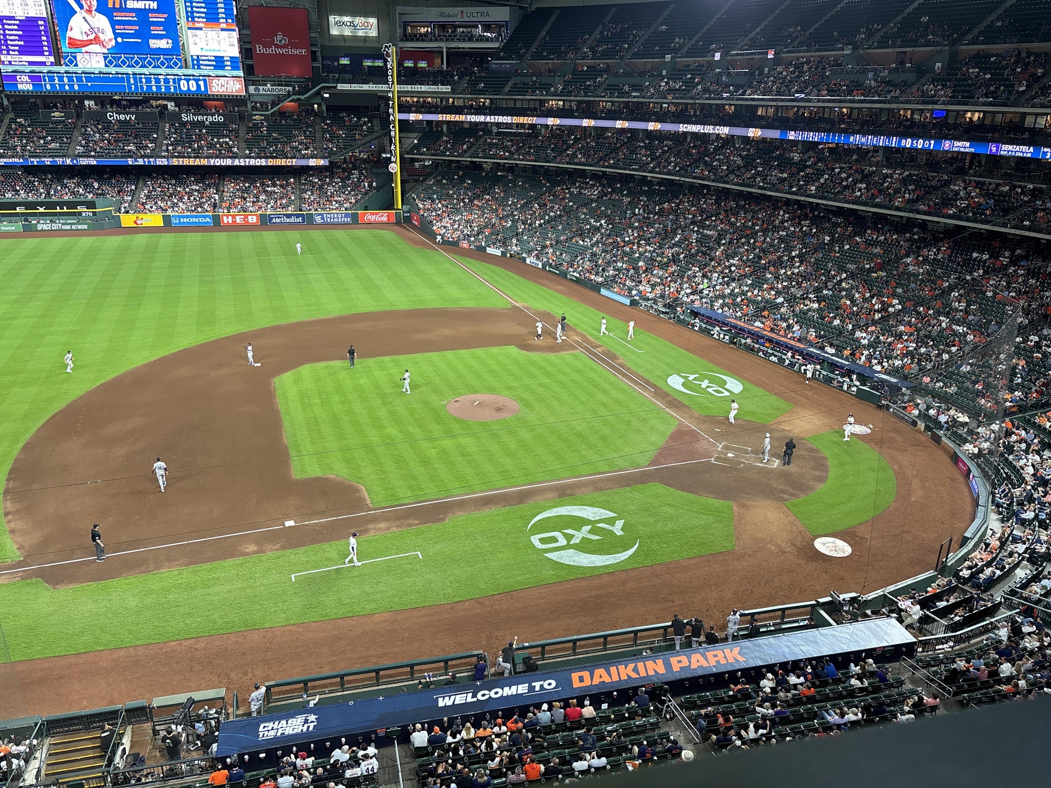 Real Fan View taken from Section 313 at Daikin Park by Joseph R