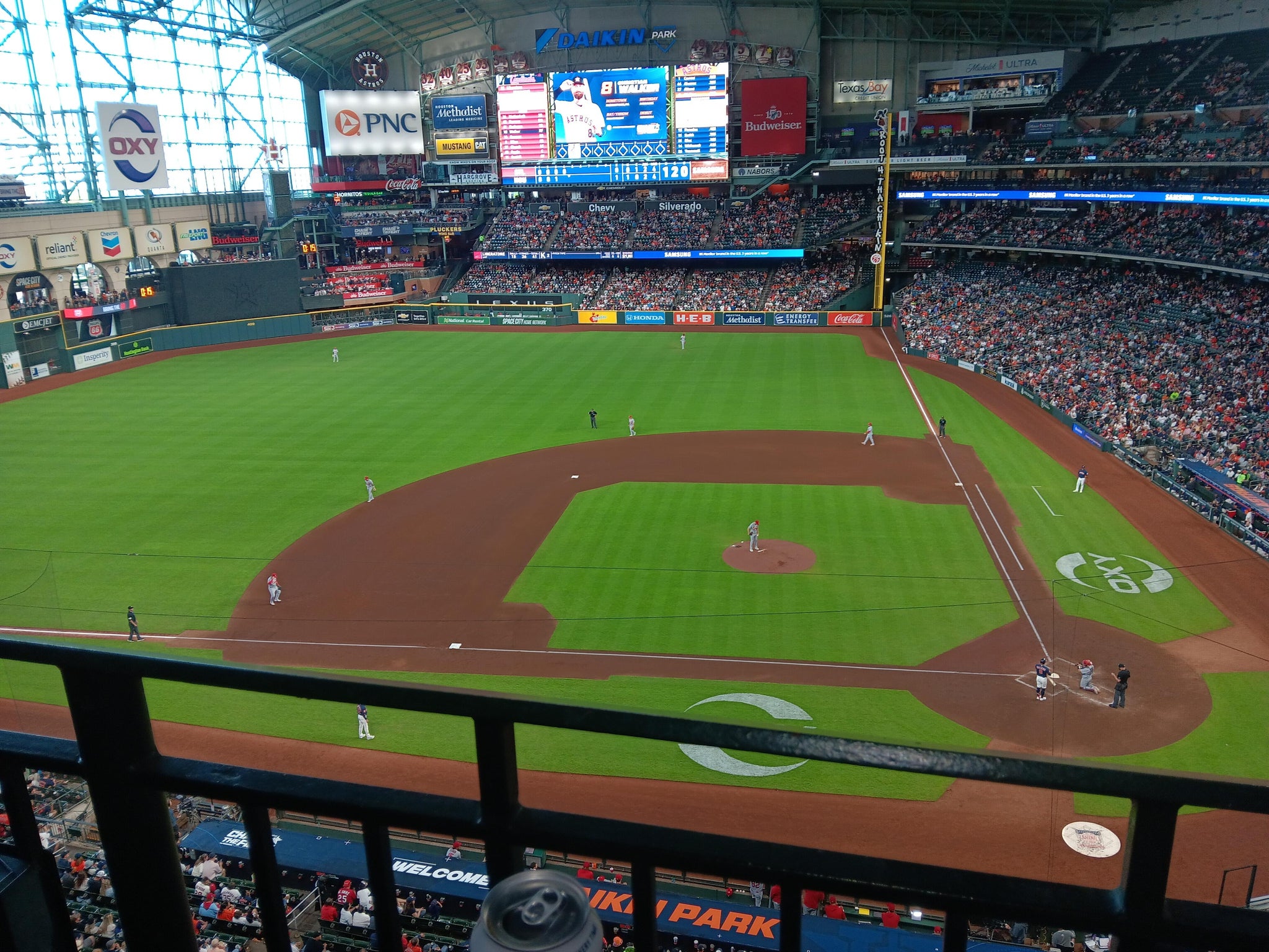 Real Fan View taken from Section 314 at Daikin Park by Fritz H