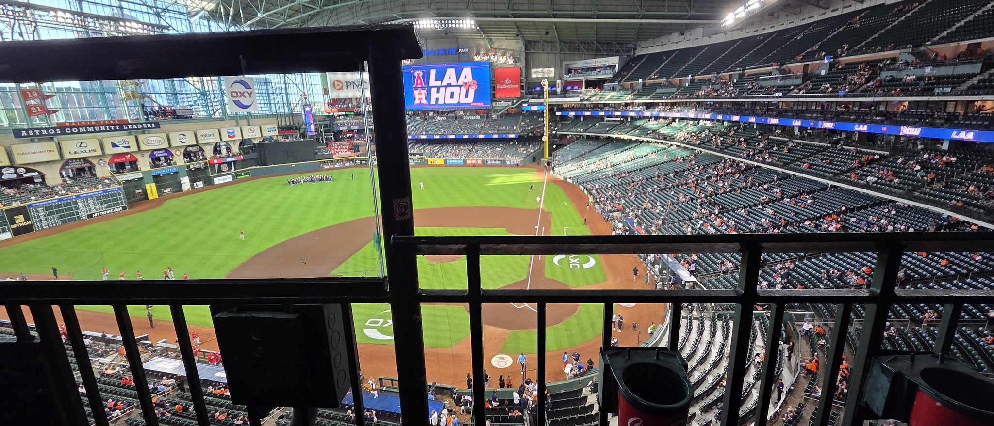 Real Fan View taken from Section 315 at Daikin Park by Hector R