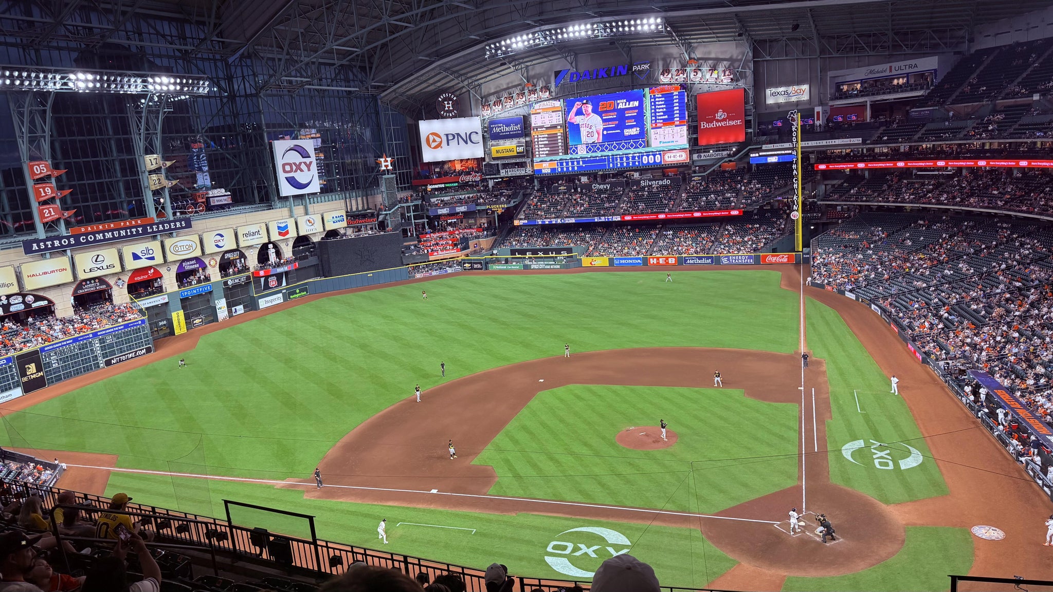 Real Fan View taken from Section 315 at Daikin Park by Amy A
