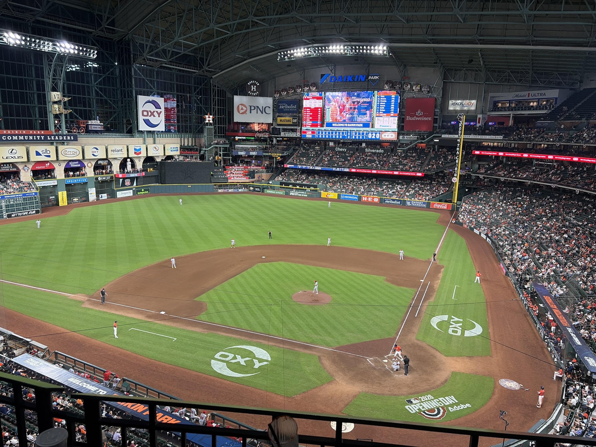Real Fan View taken from Section 316 at Daikin Park by Robert C