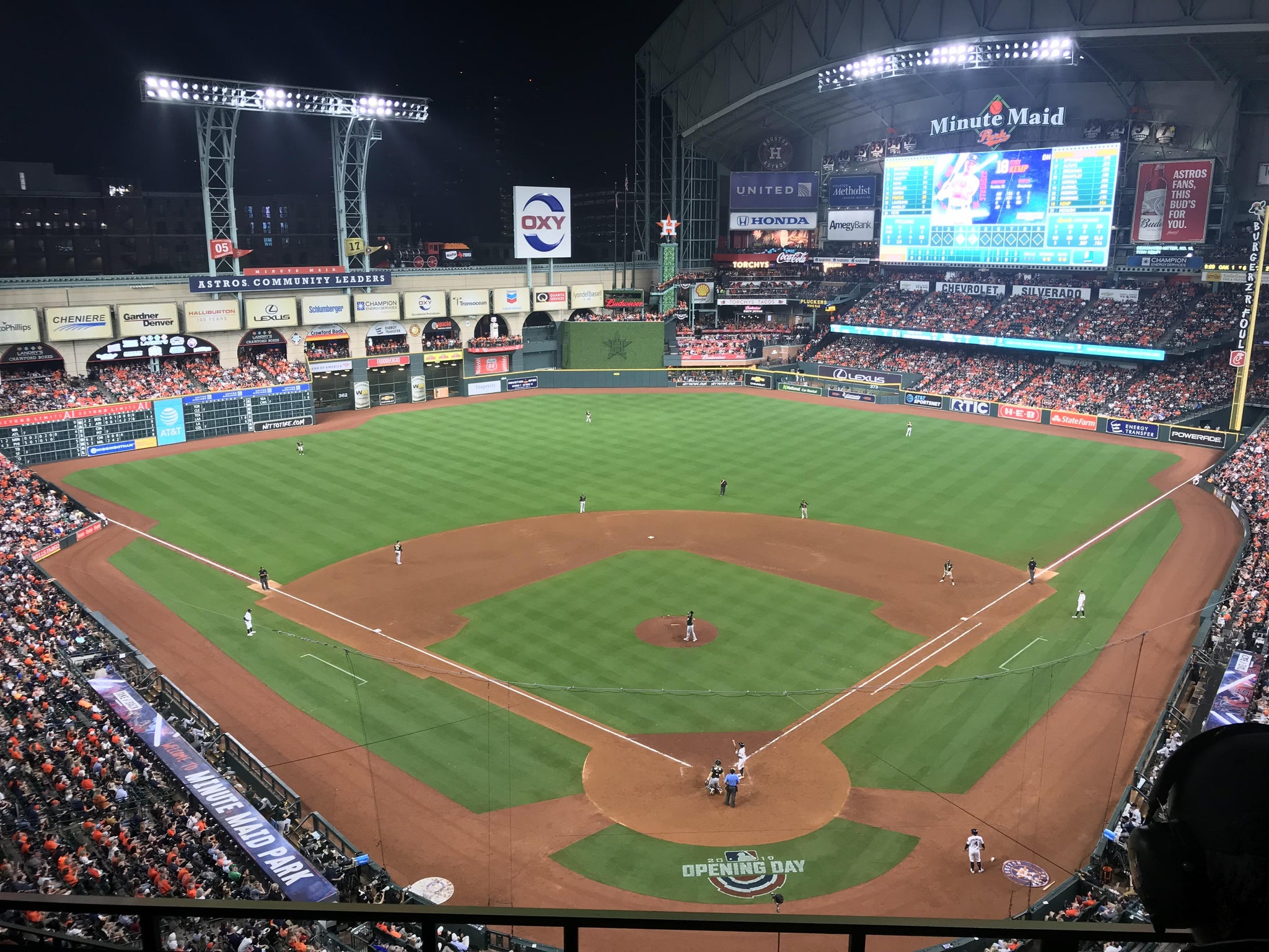 Real Fan View taken from Section 317 at Daikin Park by Jack E