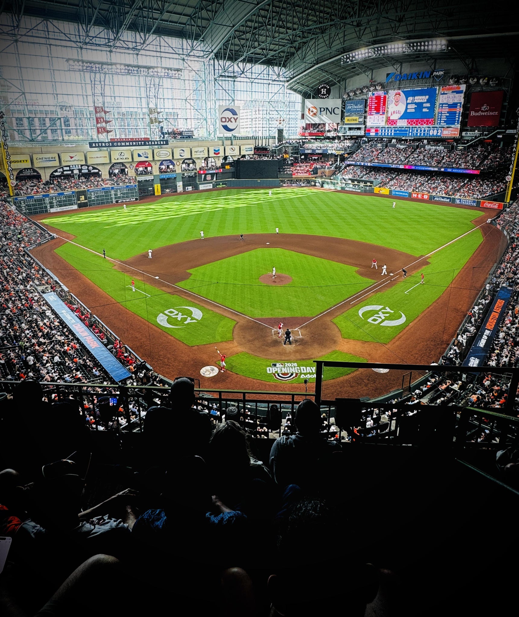 Real Fan View taken from Section 318 at Daikin Park by Jose O