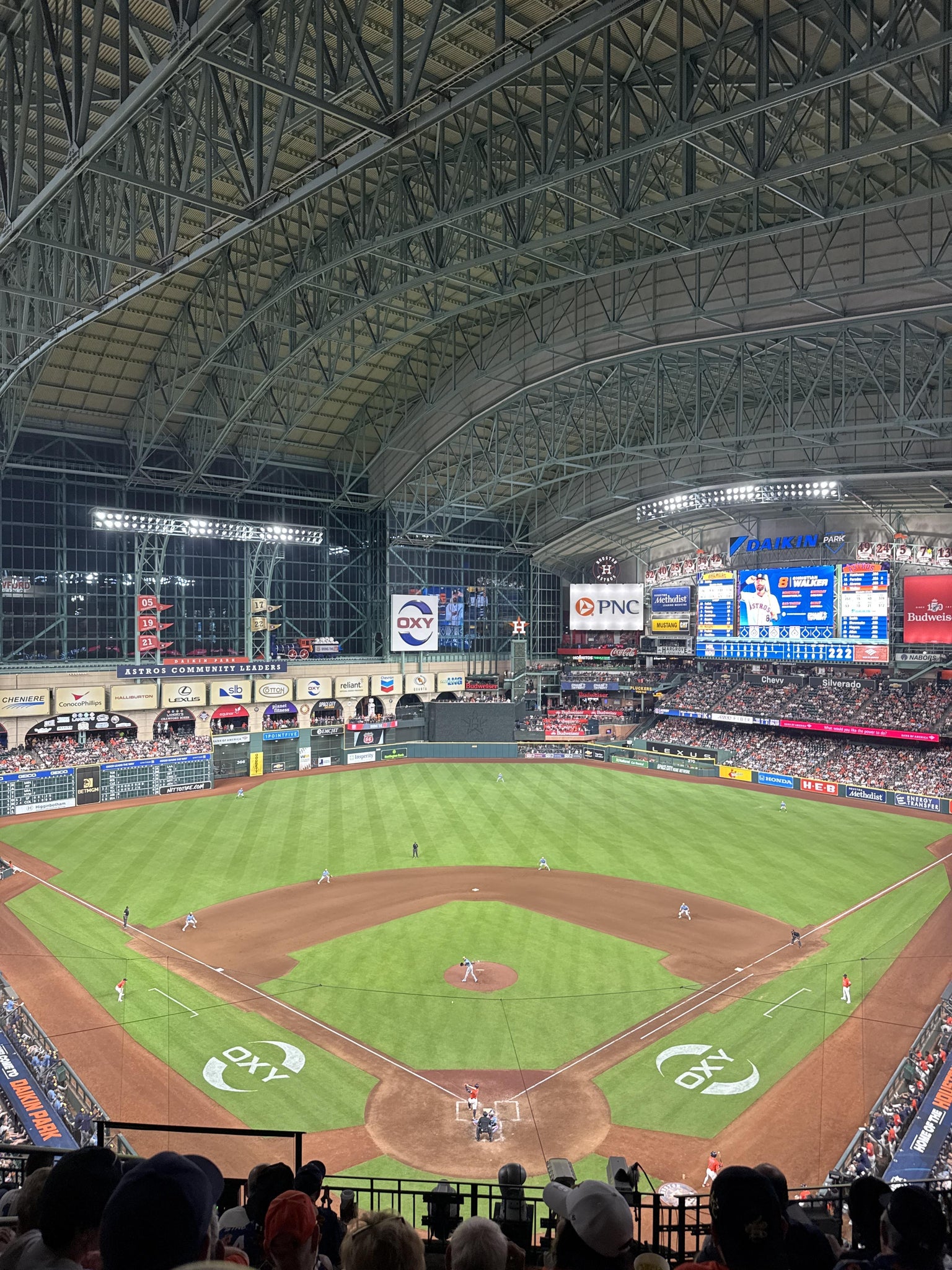 Real Fan View taken from Section 319 at Daikin Park by Julia G