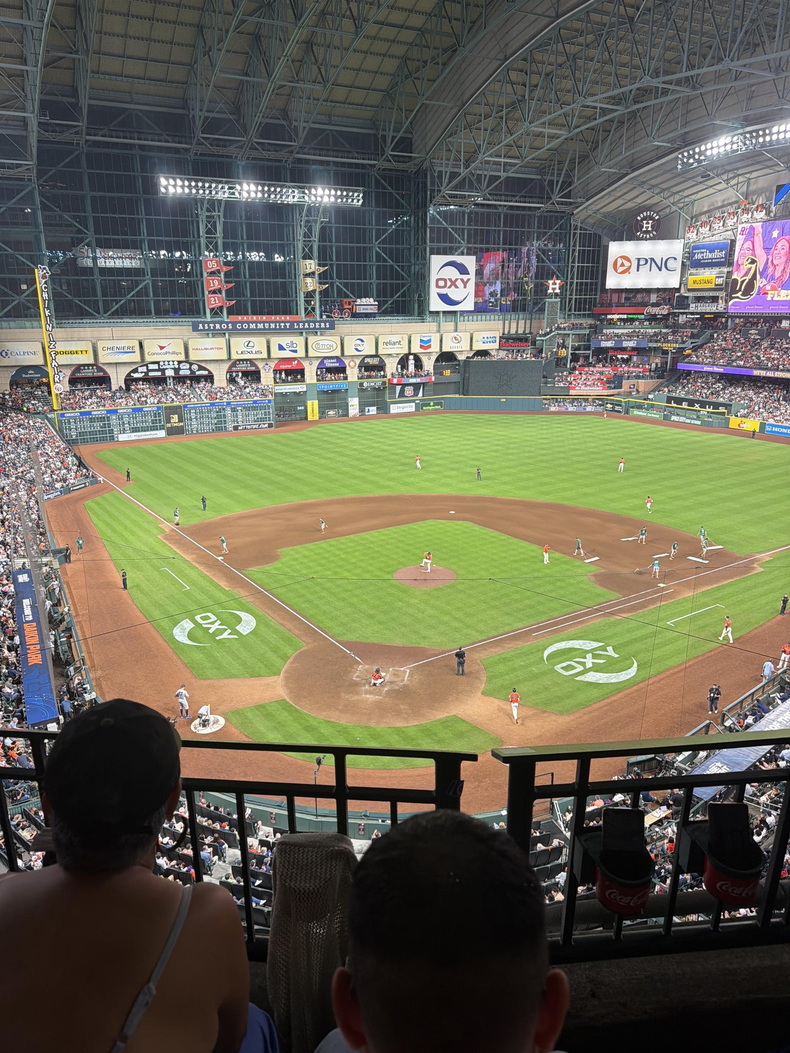 Real Fan View taken from Section 320 at Daikin Park by Guillermo C