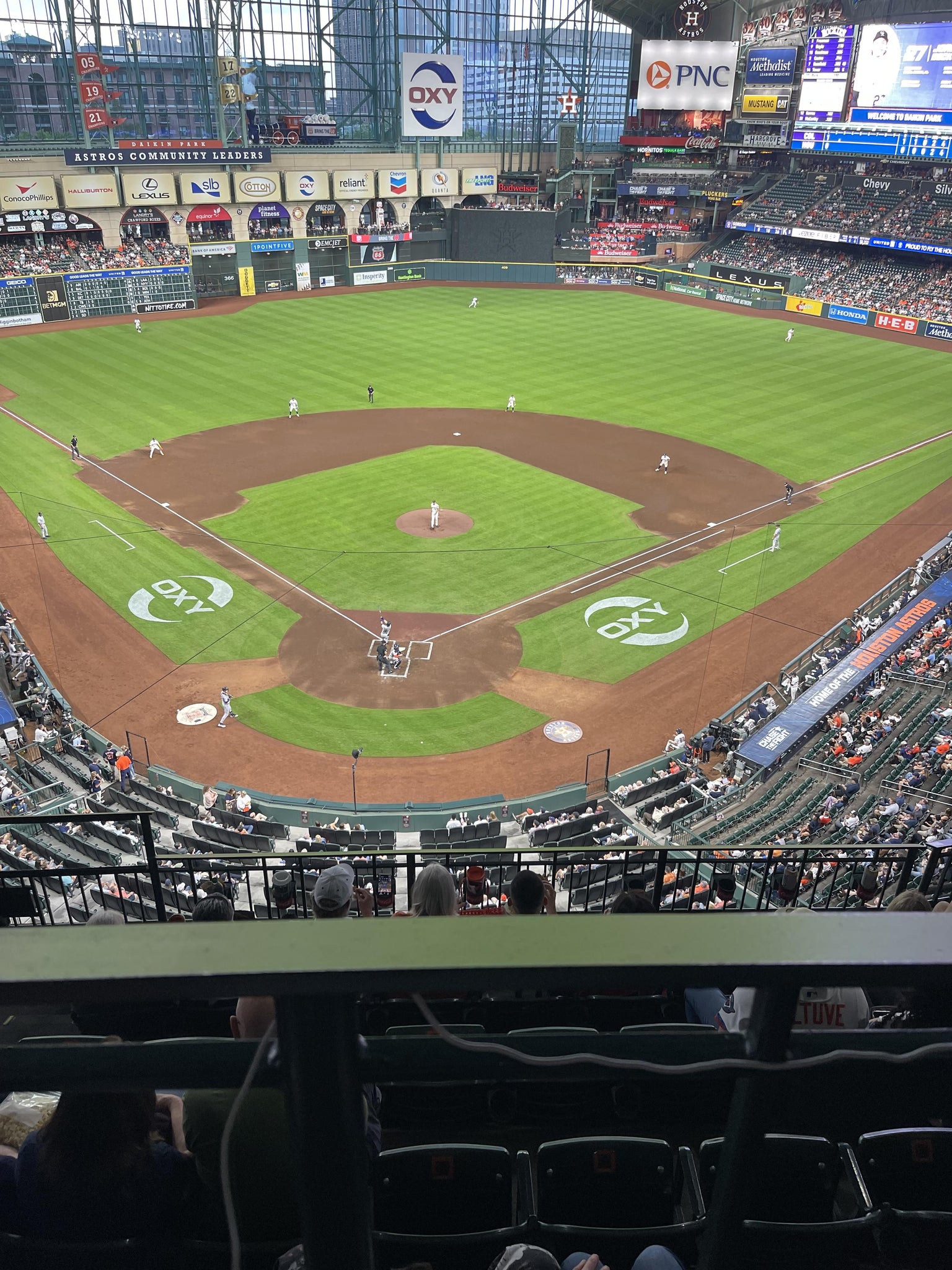 Real Fan View taken from Section 320 at Daikin Park by Donna H