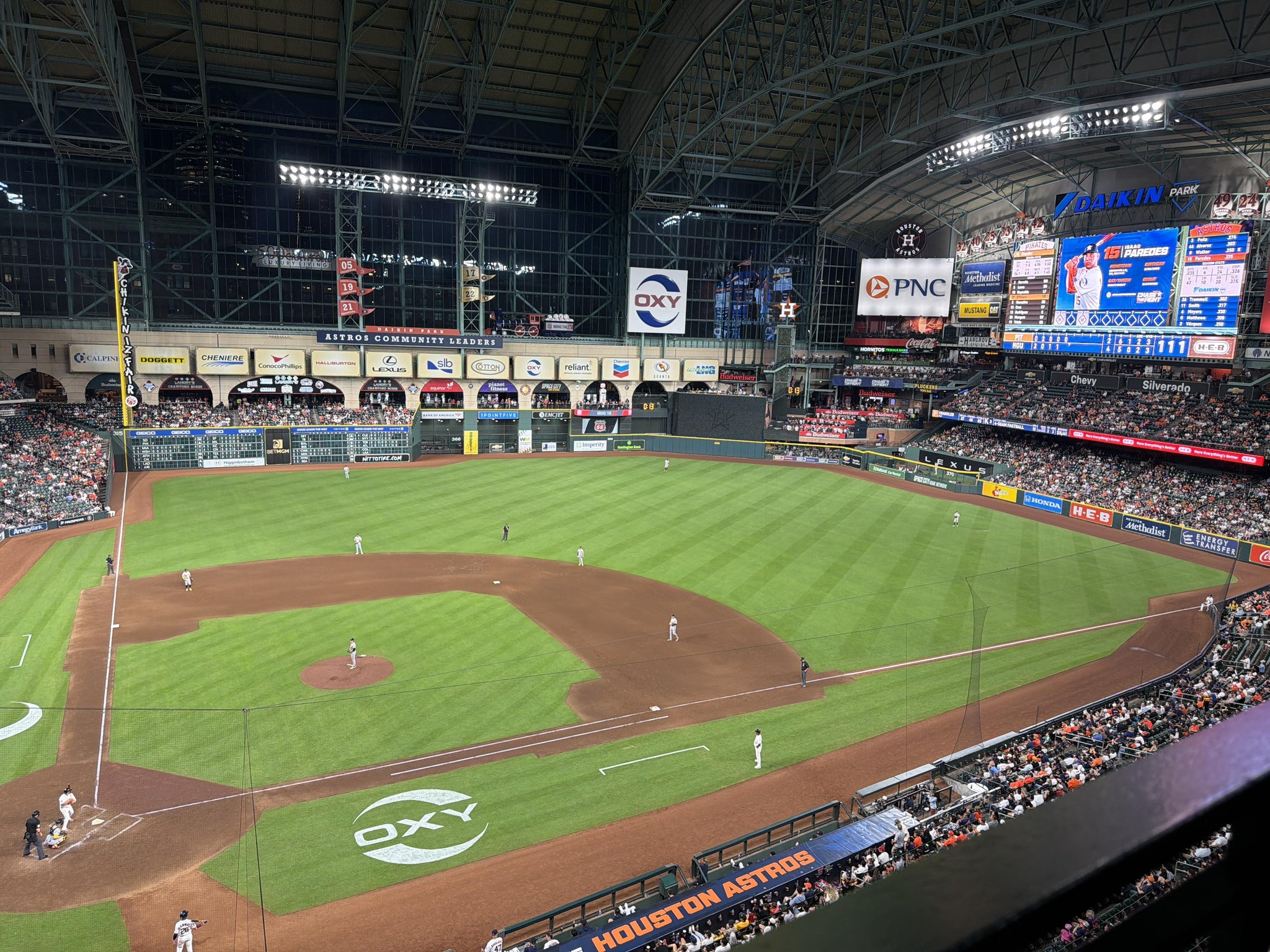 Real Fan View taken from Section 323 at Daikin Park by Rosalio A