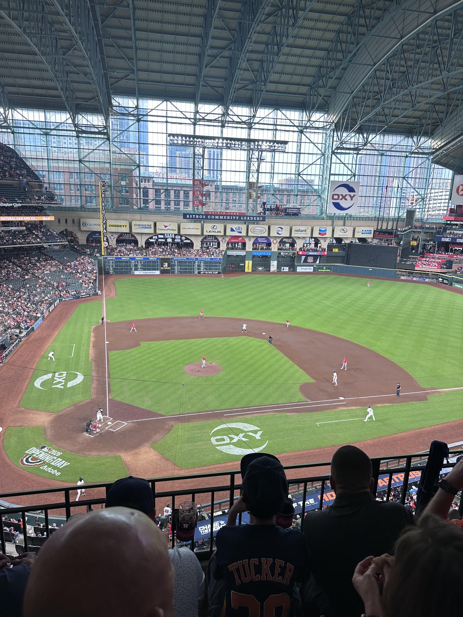 Real Fan View taken from Section 323 at Daikin Park by Greg E
