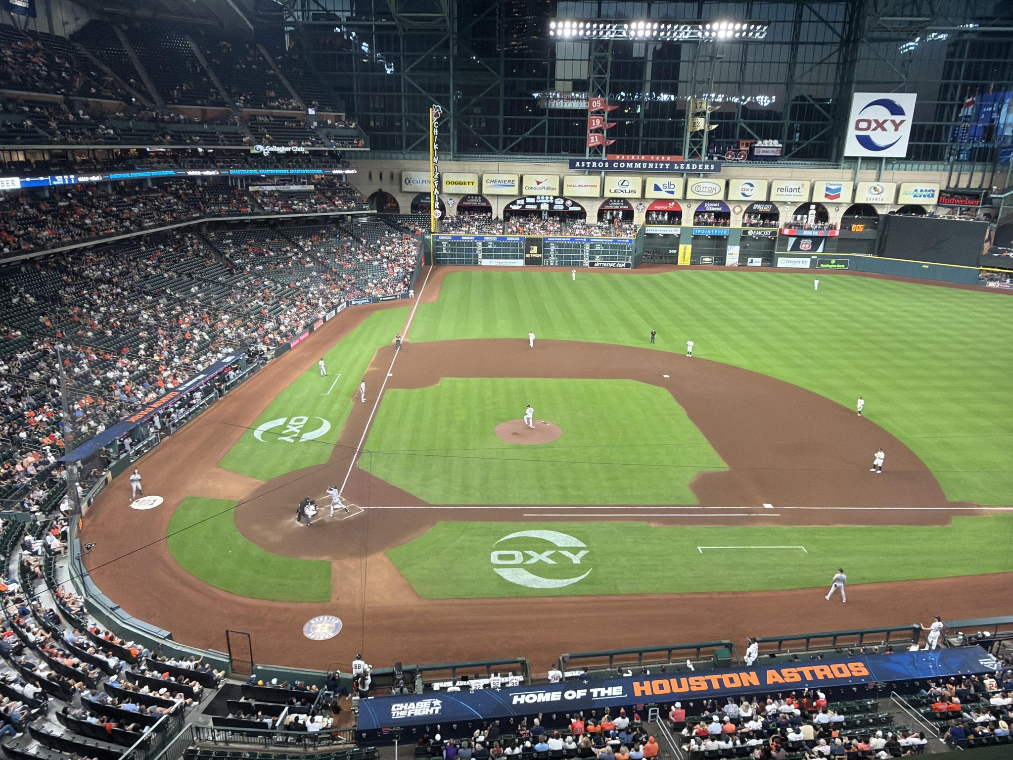 Real Fan View taken from Section 324 at Daikin Park by Chad A