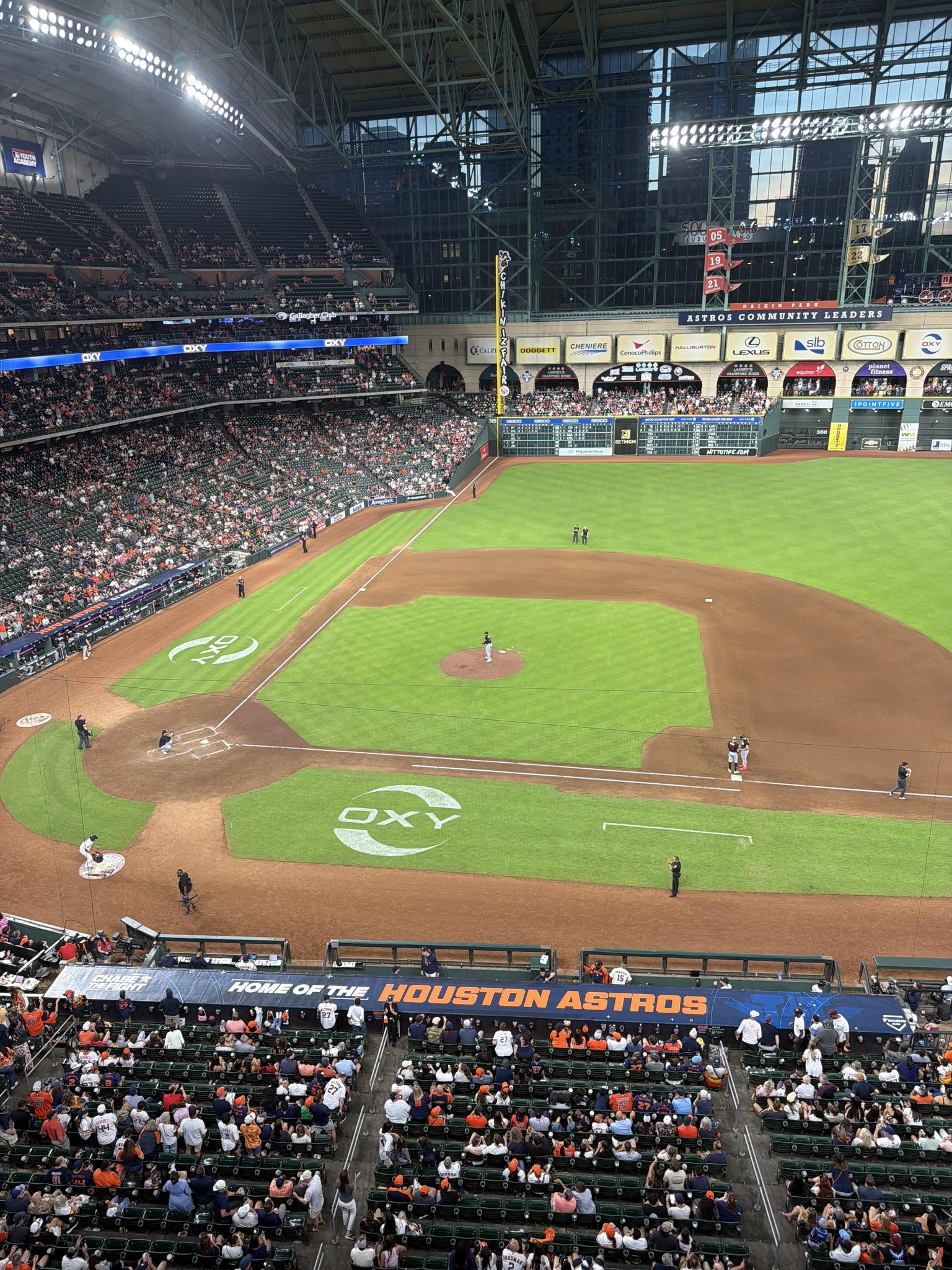 Real Fan View taken from Section 325 at Daikin Park by Anonymous User