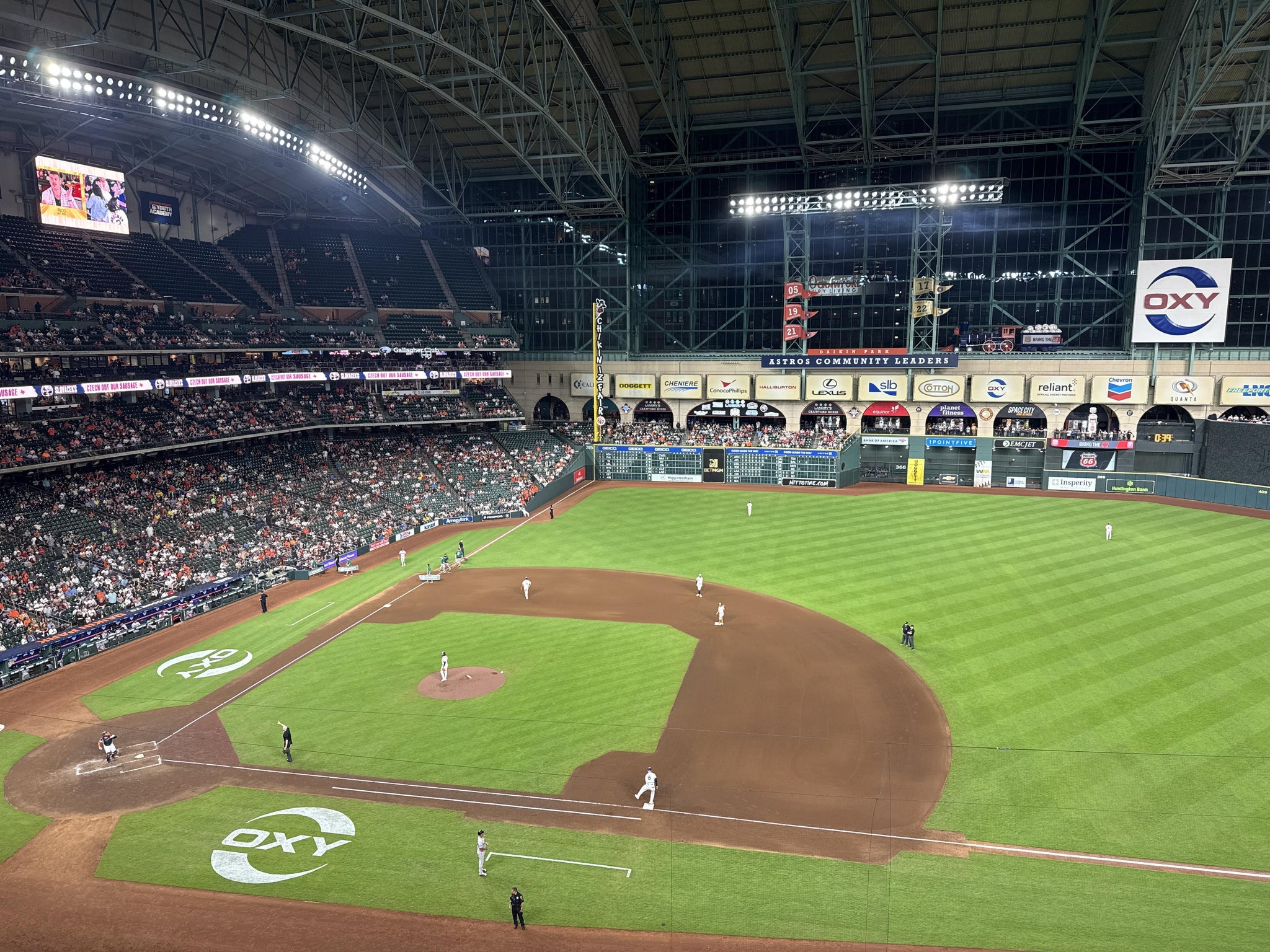 Real Fan View taken from Section 327 at Daikin Park by Ben F