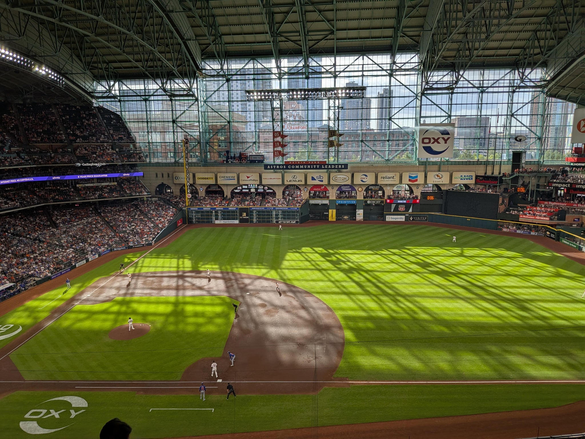Real Fan View taken from Section 327 at Daikin Park by Caley S