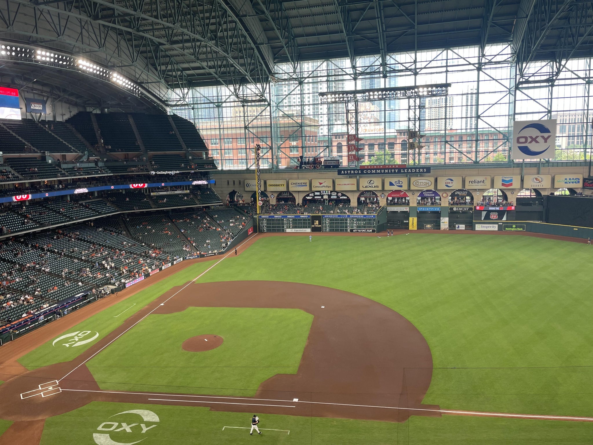 Real Fan View taken from Section 327 at Daikin Park by Edward G