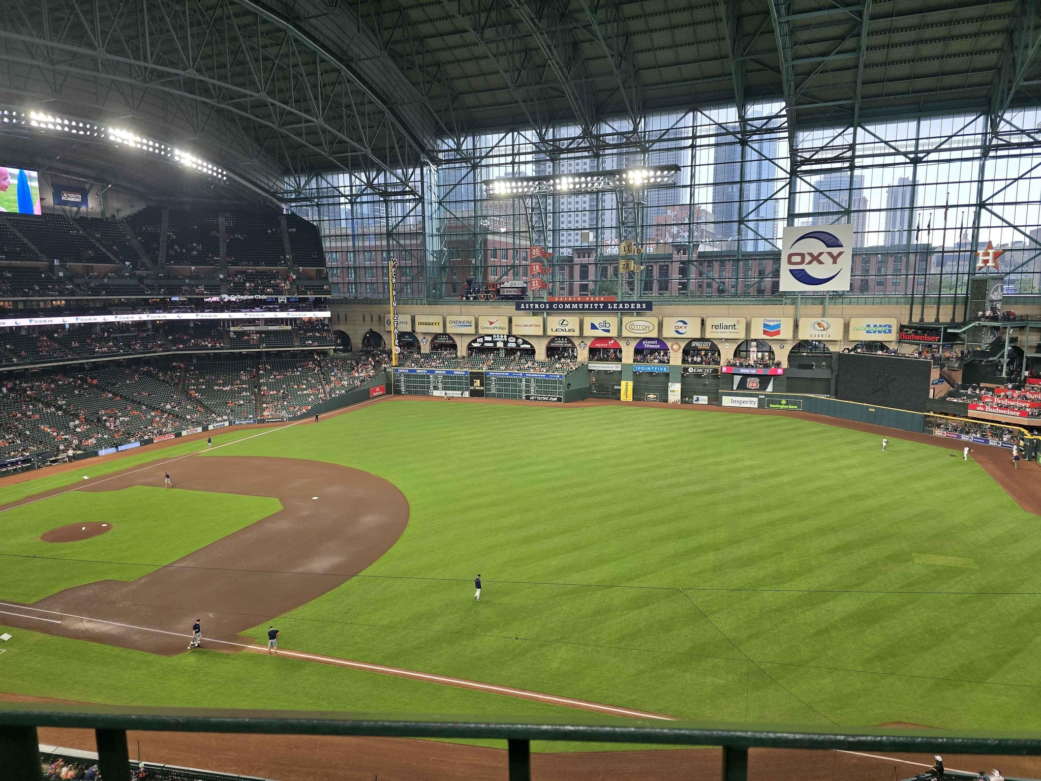 Real Fan View taken from Section 329 at Daikin Park by Courtney B