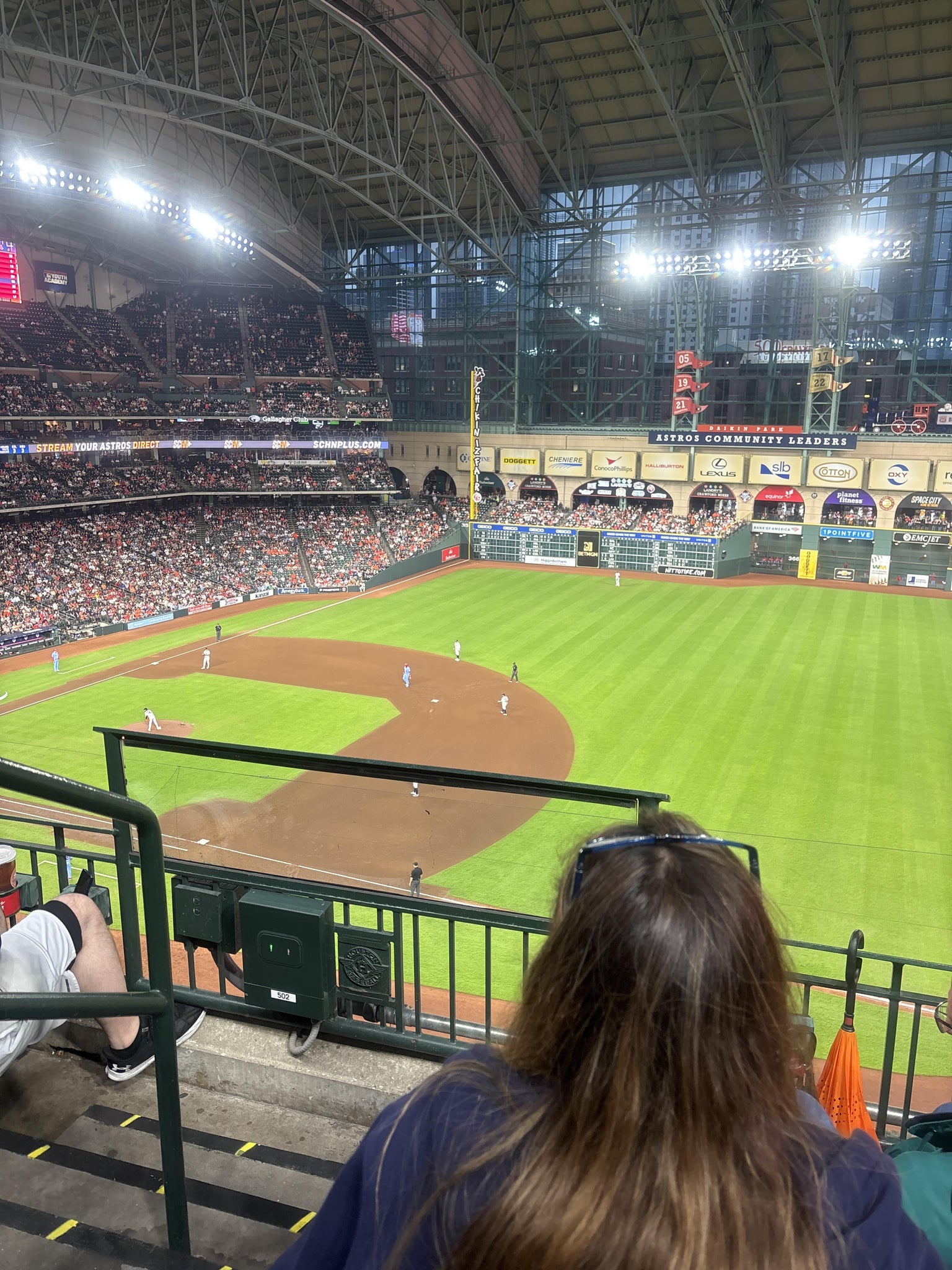 Real Fan View taken from Section 329 at Daikin Park by Kennedy D