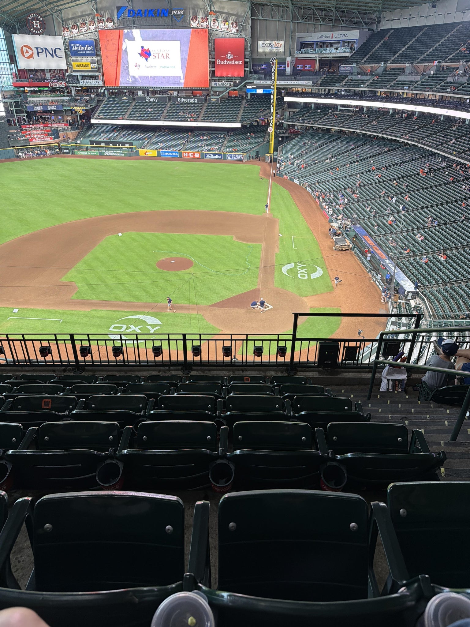 Real Fan View taken from Section 330 at Daikin Park by Patty F