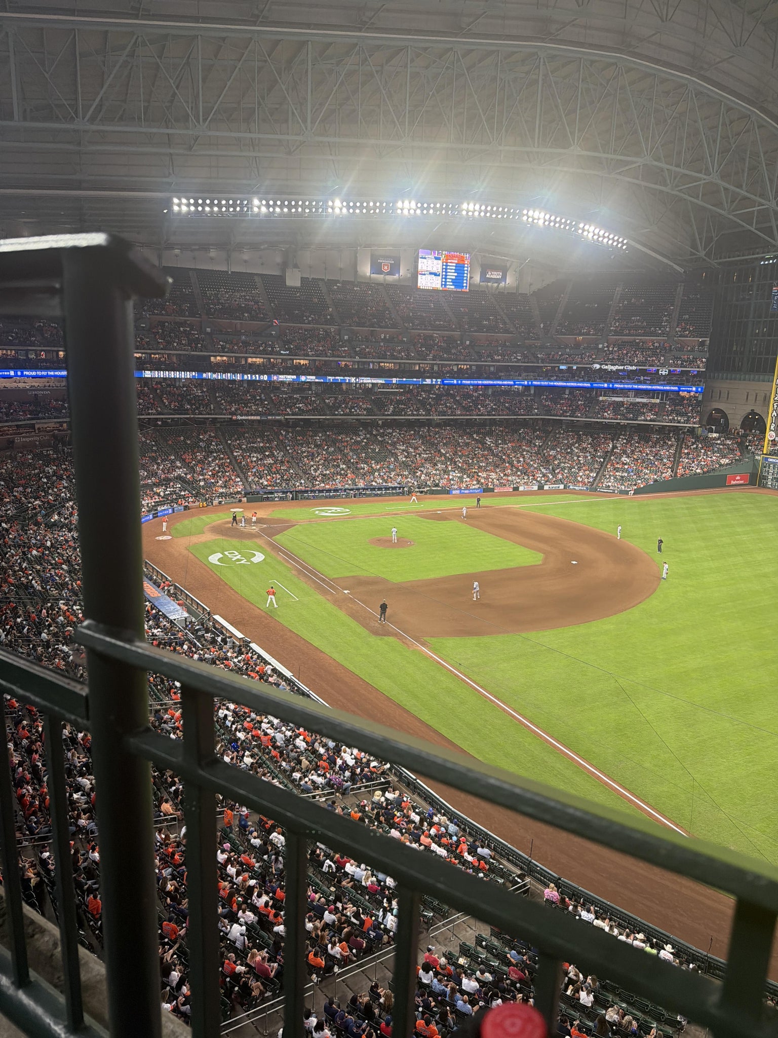 Real Fan View taken from Section 332 at Daikin Park by Andrew H