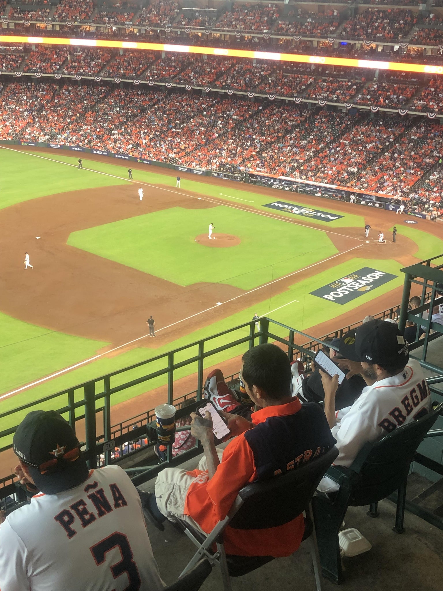 Real Fan View taken from Section 408 at Daikin Park by Jeffrey B