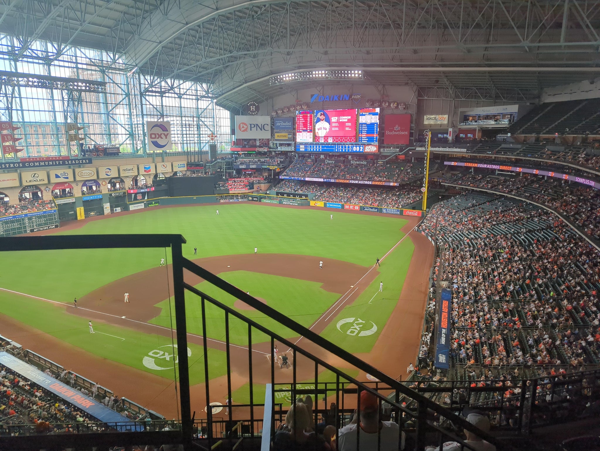 Real Fan View taken from Section 418 at Daikin Park by Jonathan A