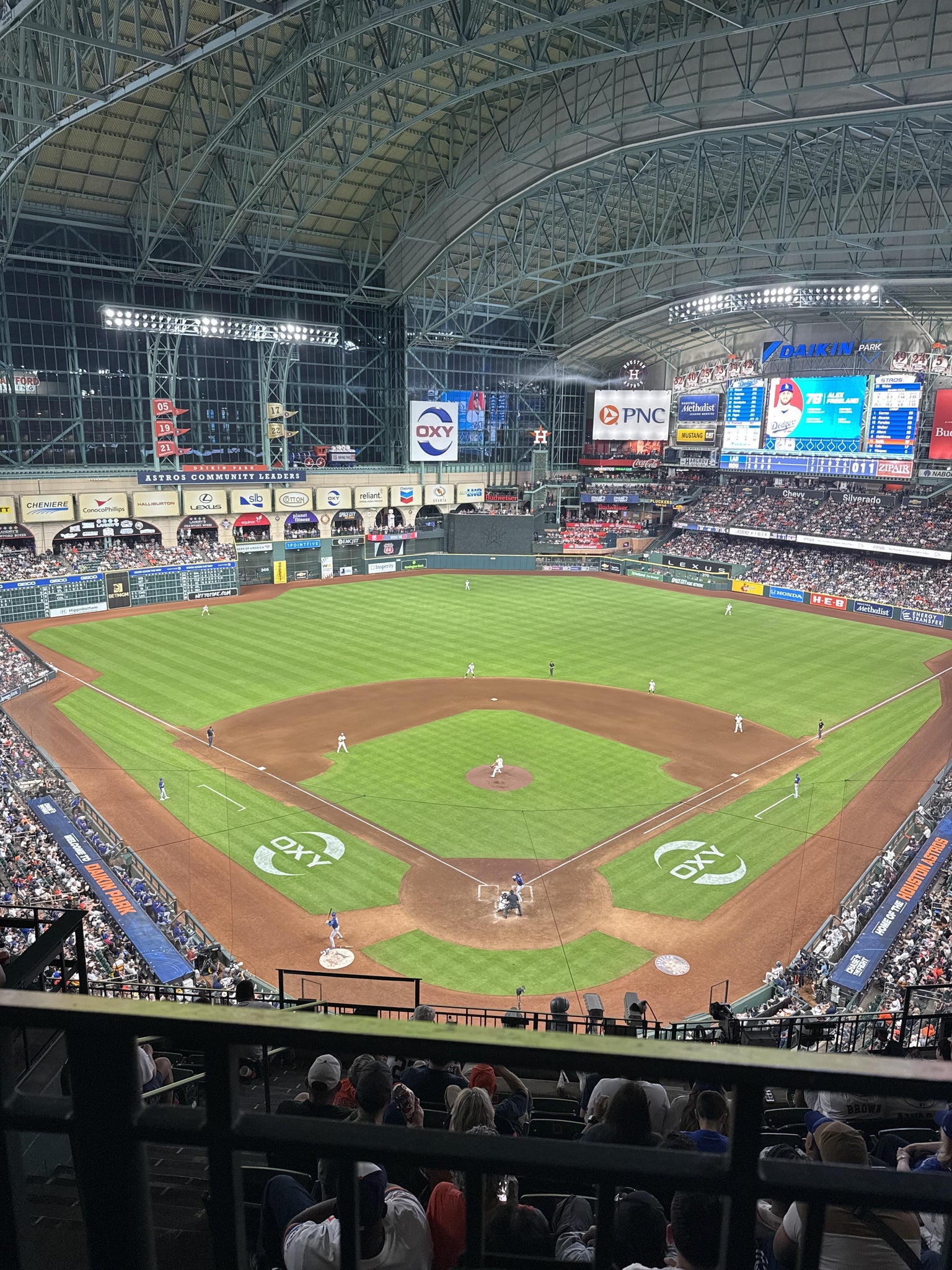 Real Fan View taken from Section 419 at Daikin Park by Anonymous User