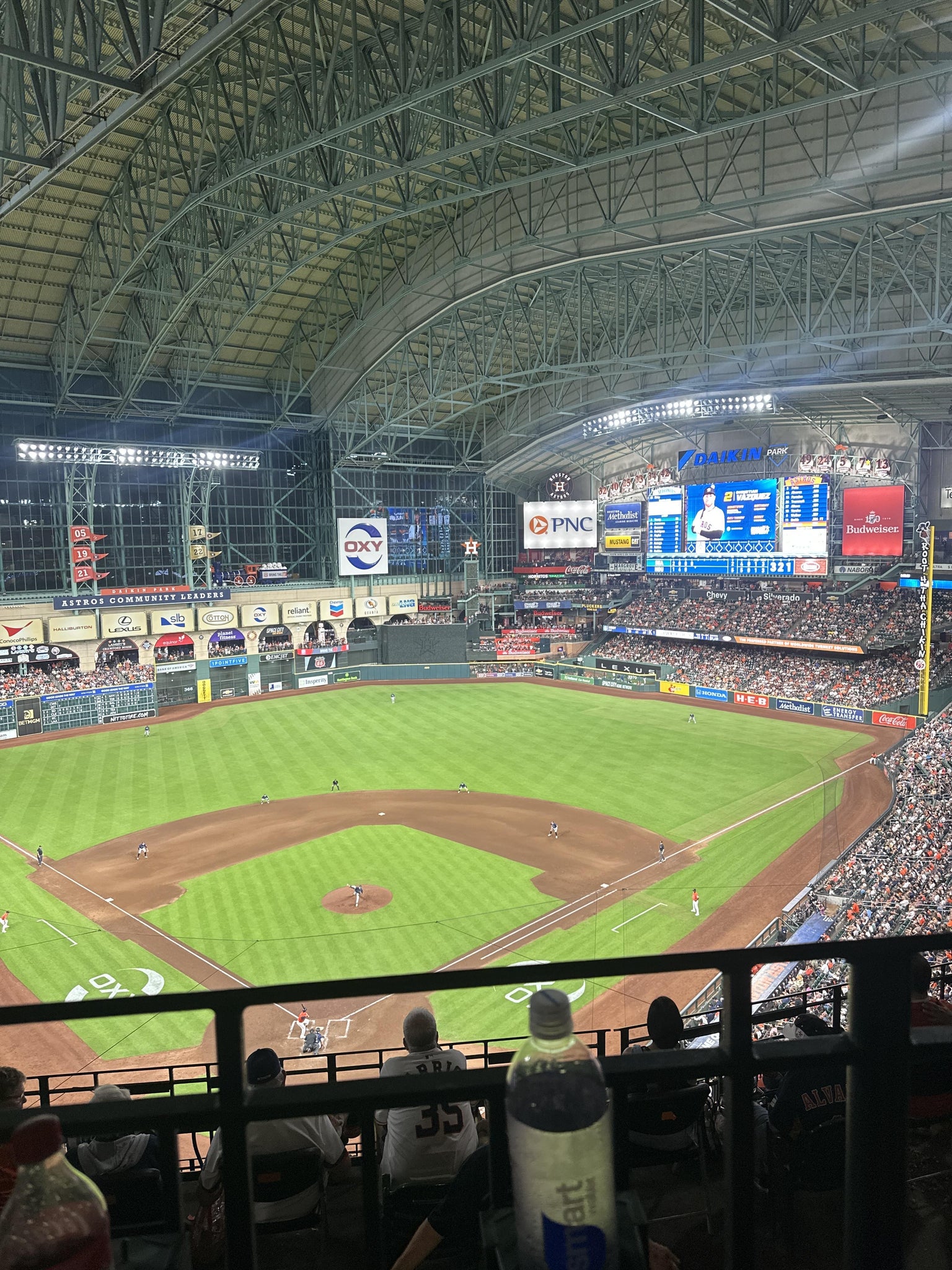 Real Fan View taken from Section 420 at Daikin Park by Gabriela R