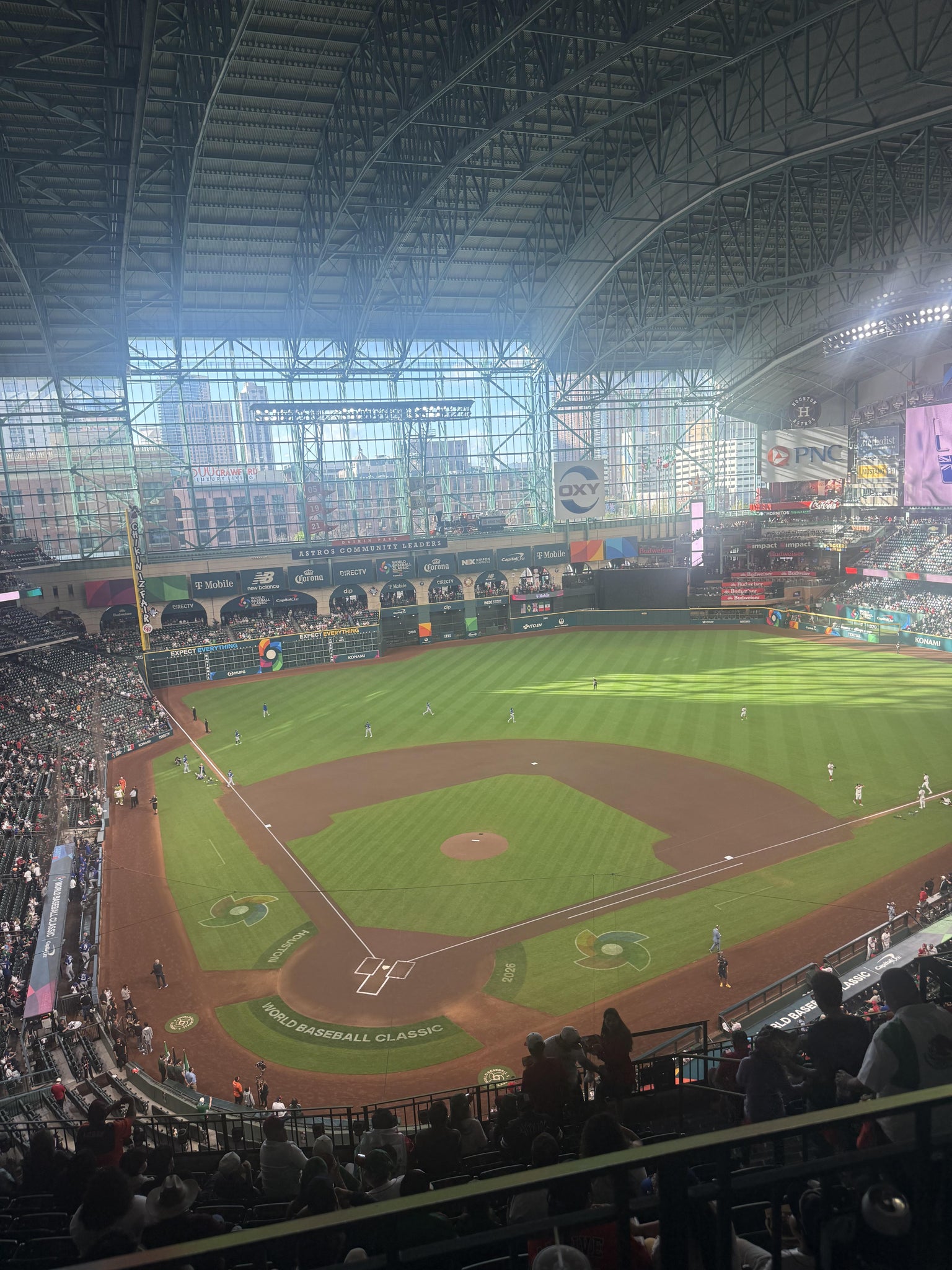 Real Fan View taken from Section 421 at Daikin Park by Brianna L