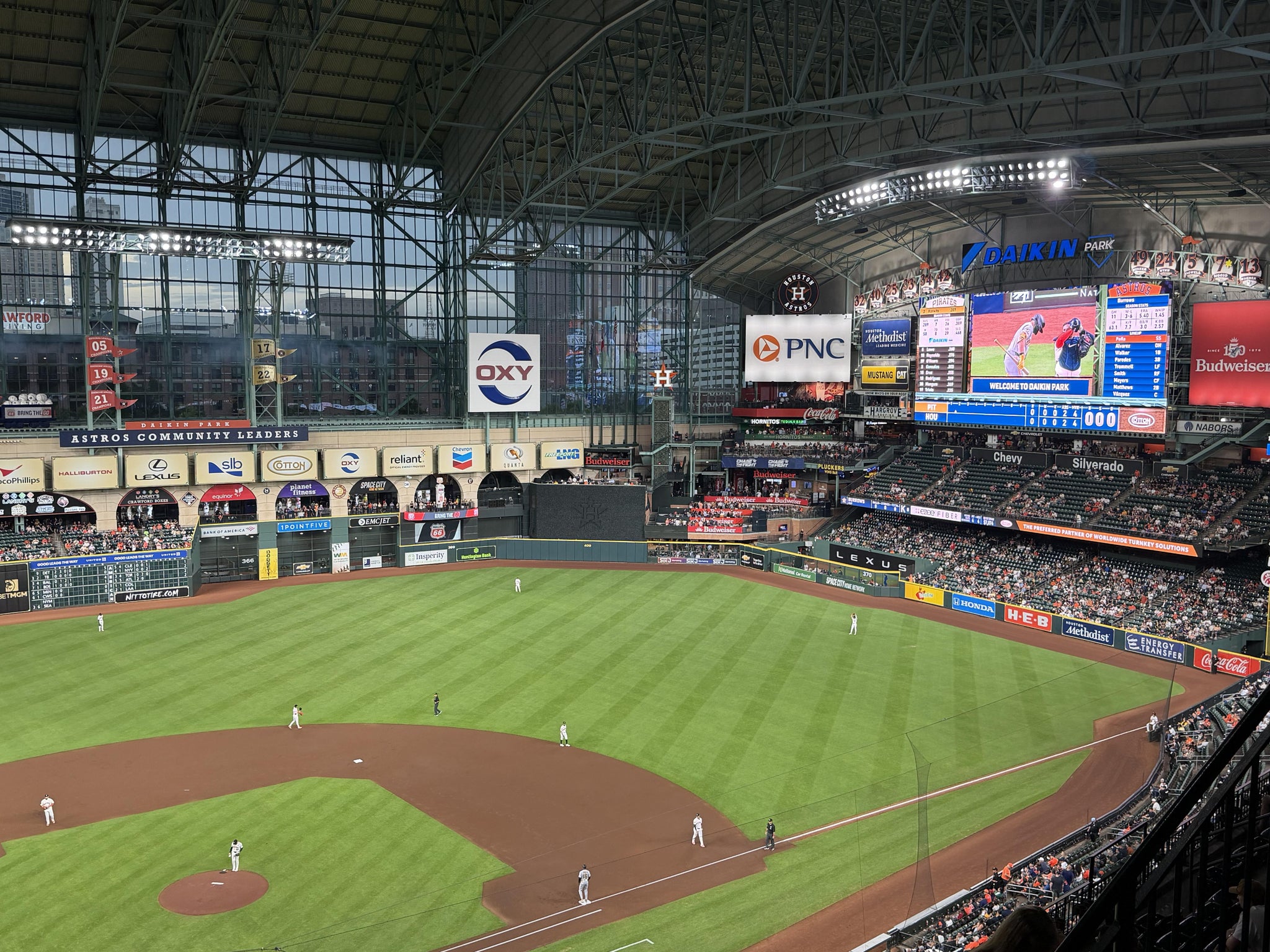 Real Fan View taken from Section 422 at Daikin Park by William M