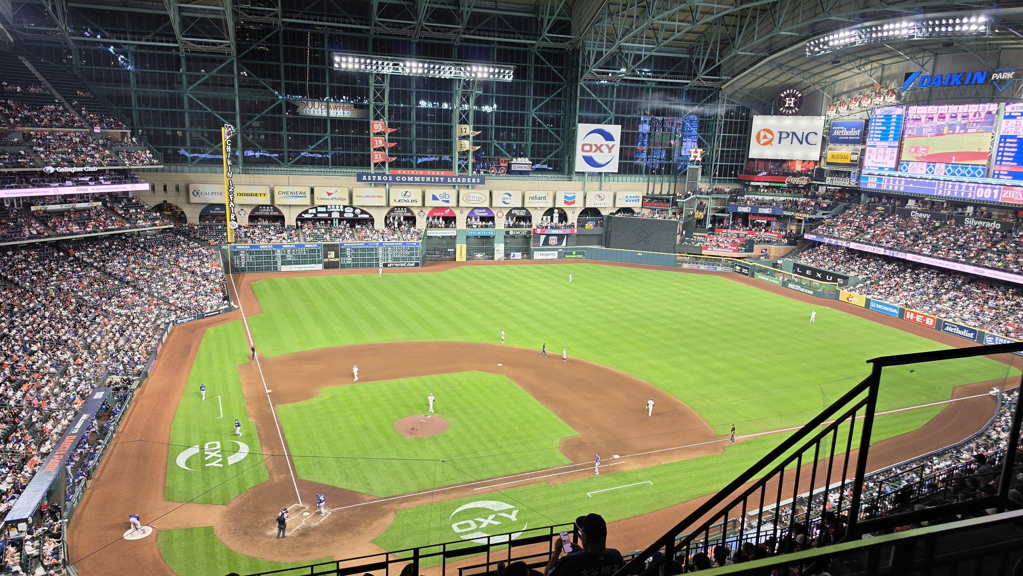 Real Fan View taken from Section 422 at Daikin Park by Nadya G