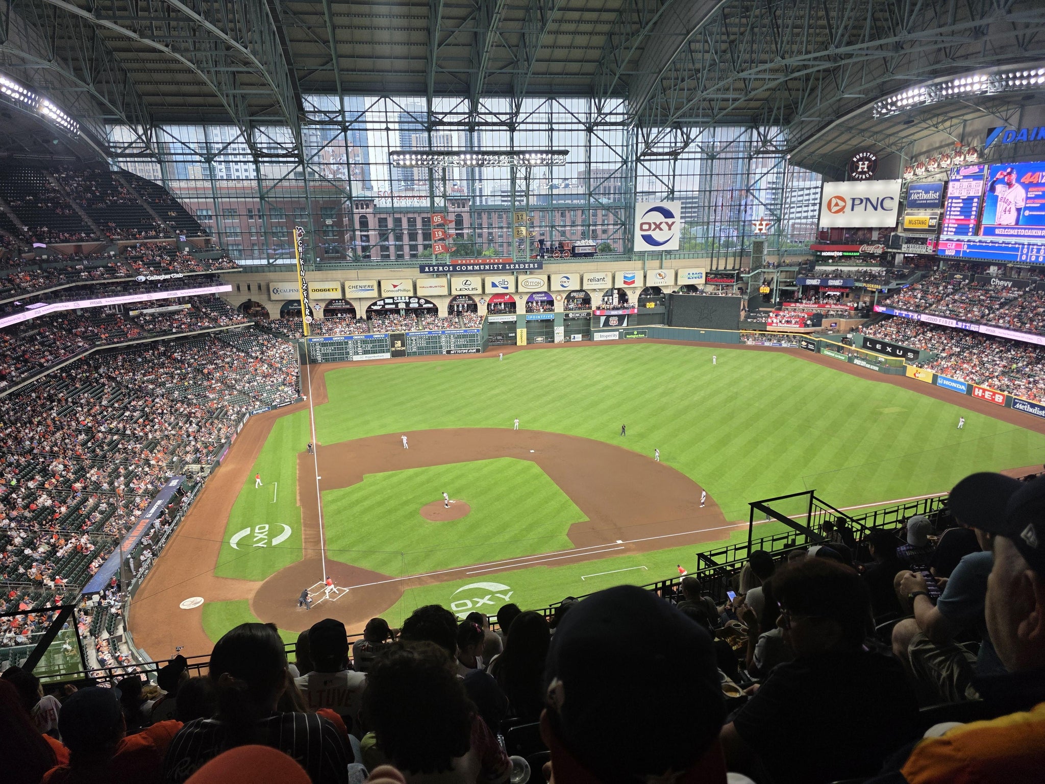 Real Fan View taken from Section 423 at Daikin Park by Daniela B