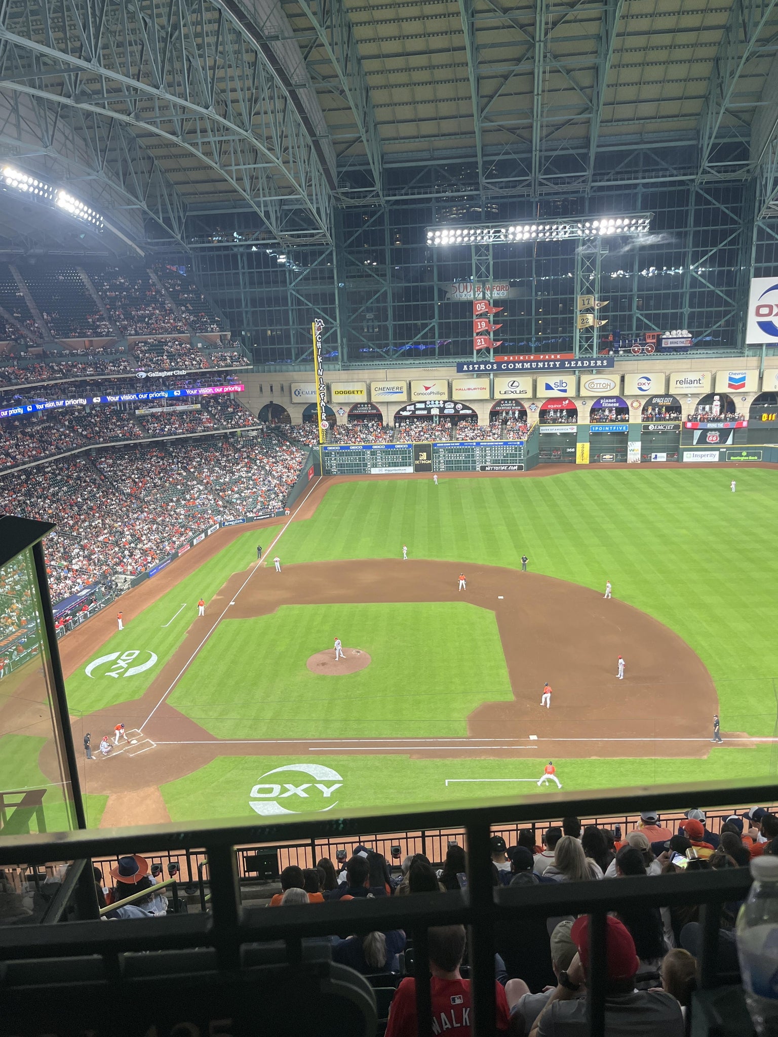 Real Fan View taken from Section 425 at Daikin Park by Alexis E