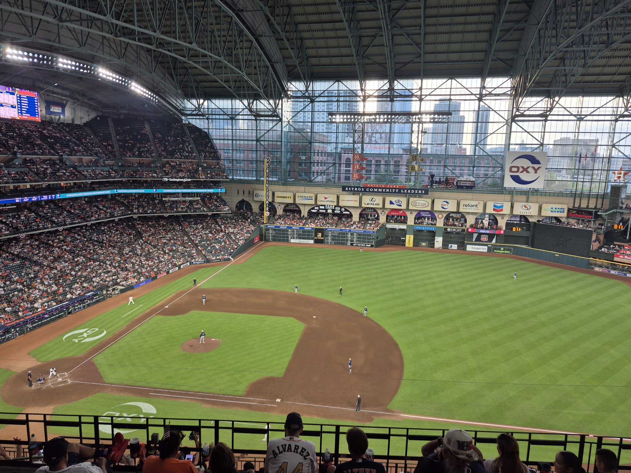 Real Fan View taken from Section 427 at Daikin Park by Lizbeth G
