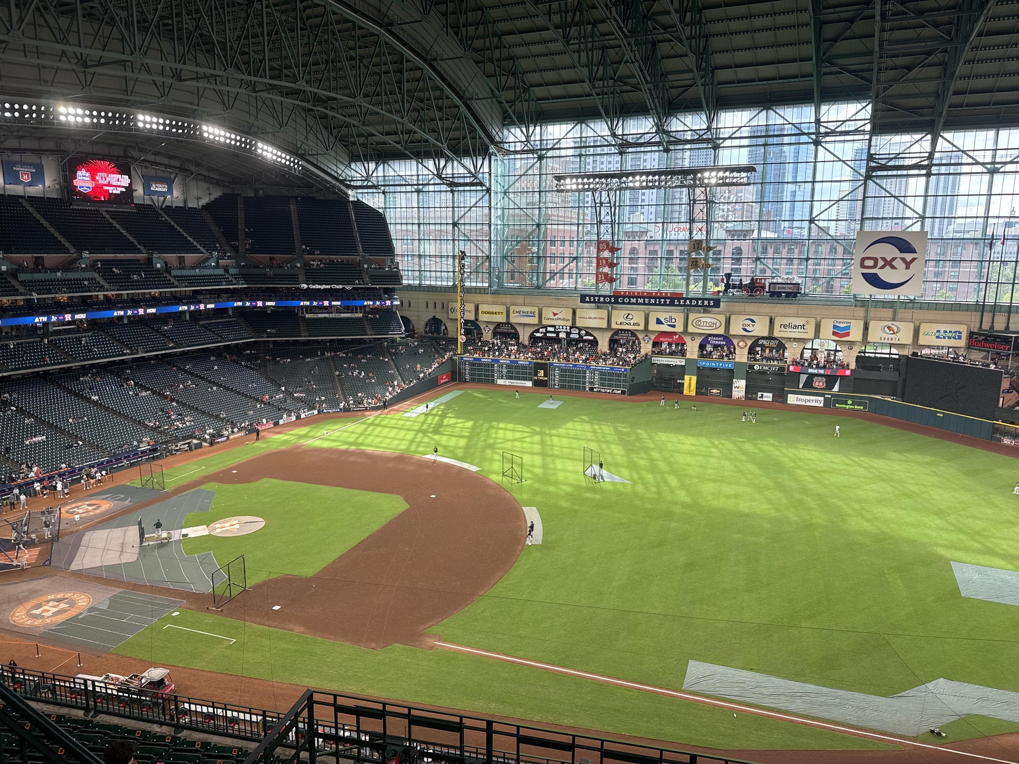 Real Fan View taken from Section 429 at Daikin Park by Patricio A