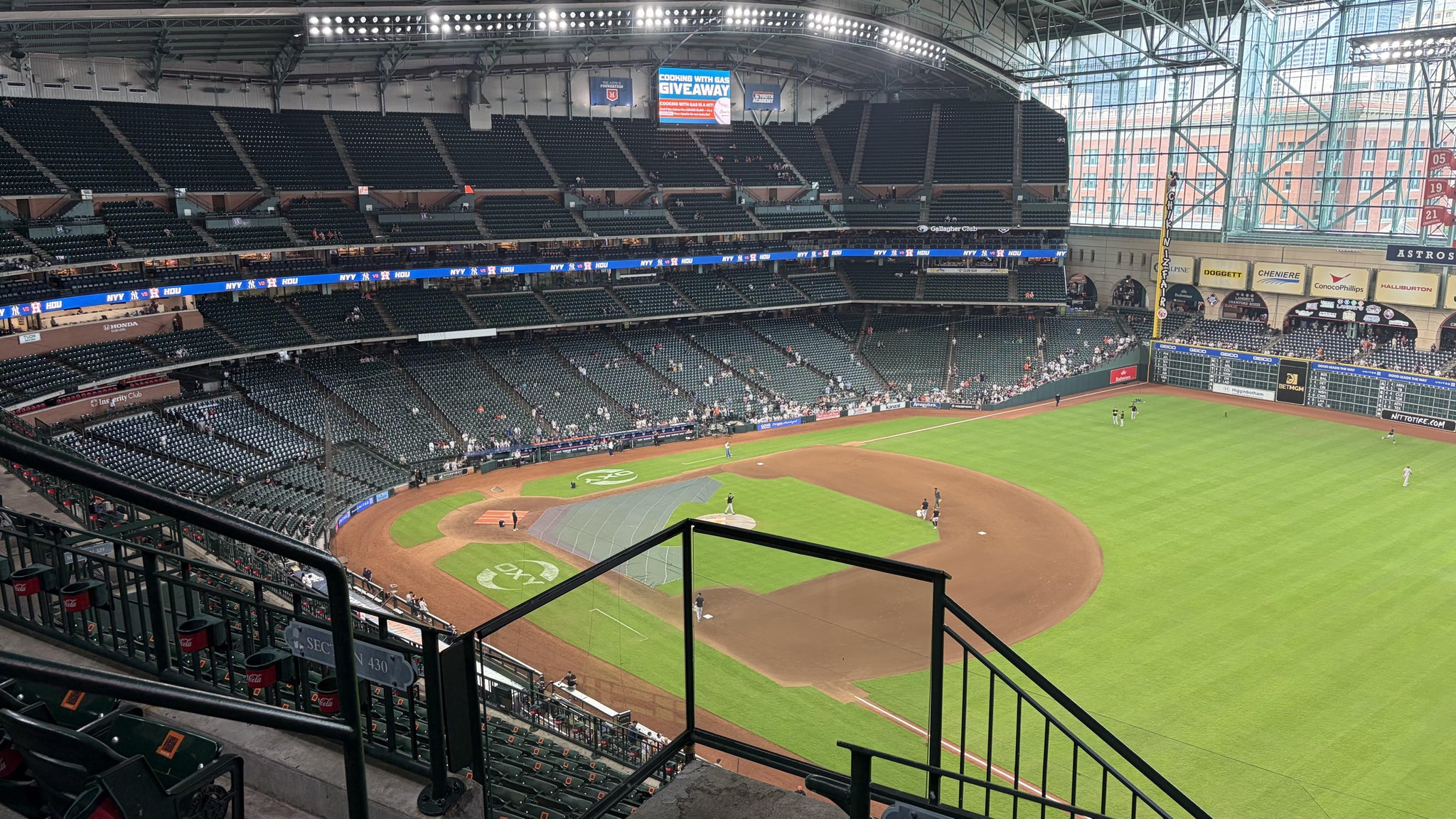 Real Fan View taken from Section 431 at Daikin Park by Marlon P