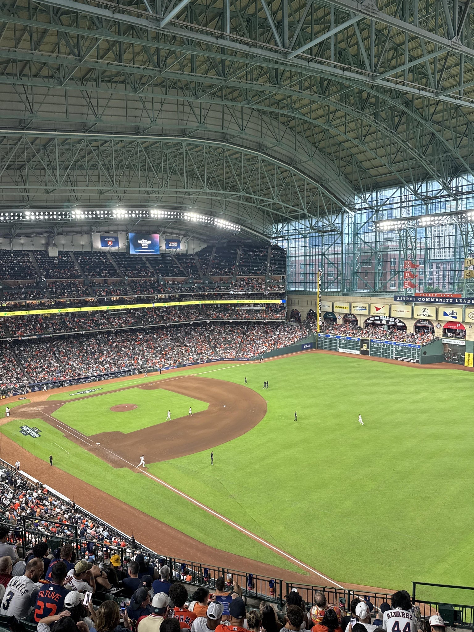 Real Fan View taken from Section 432 at Daikin Park by Jared S