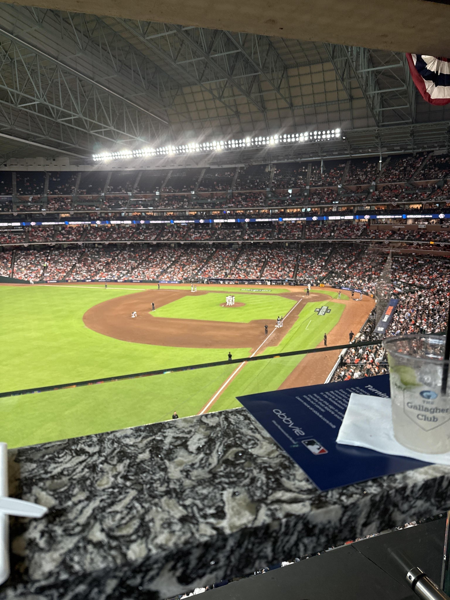 Real Fan View taken from The Gallagher Club at Daikin Park by Minnie A