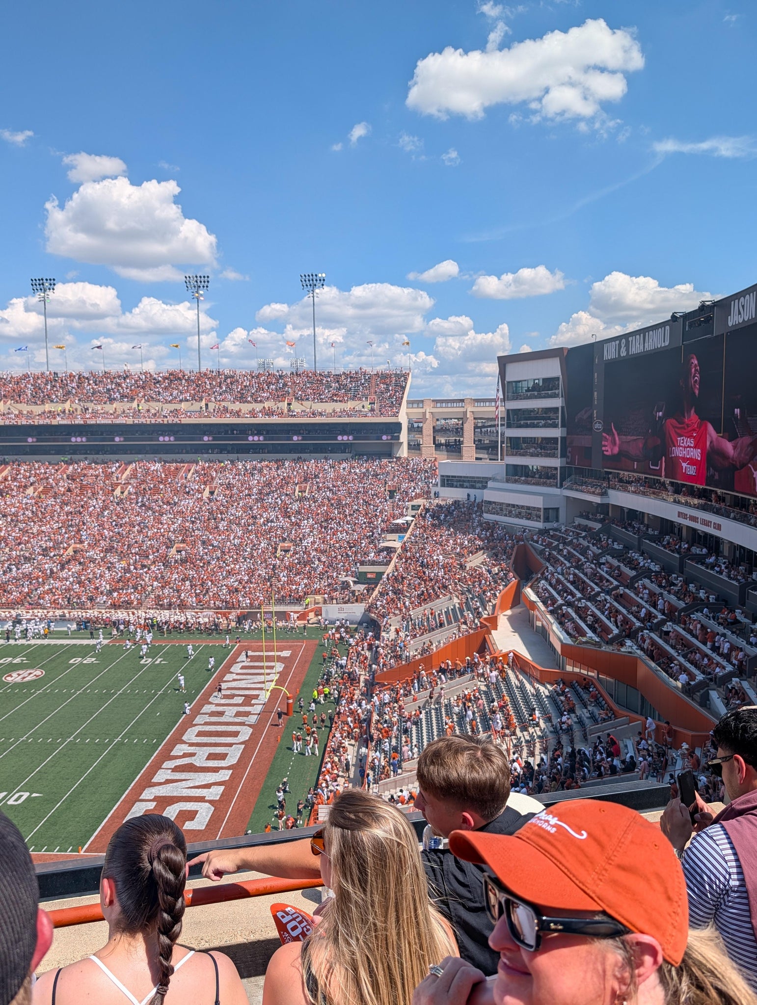 Real Fan View taken from Section 101 at Darrell K Royal - Texas Memorial Stadium by Anonymous User