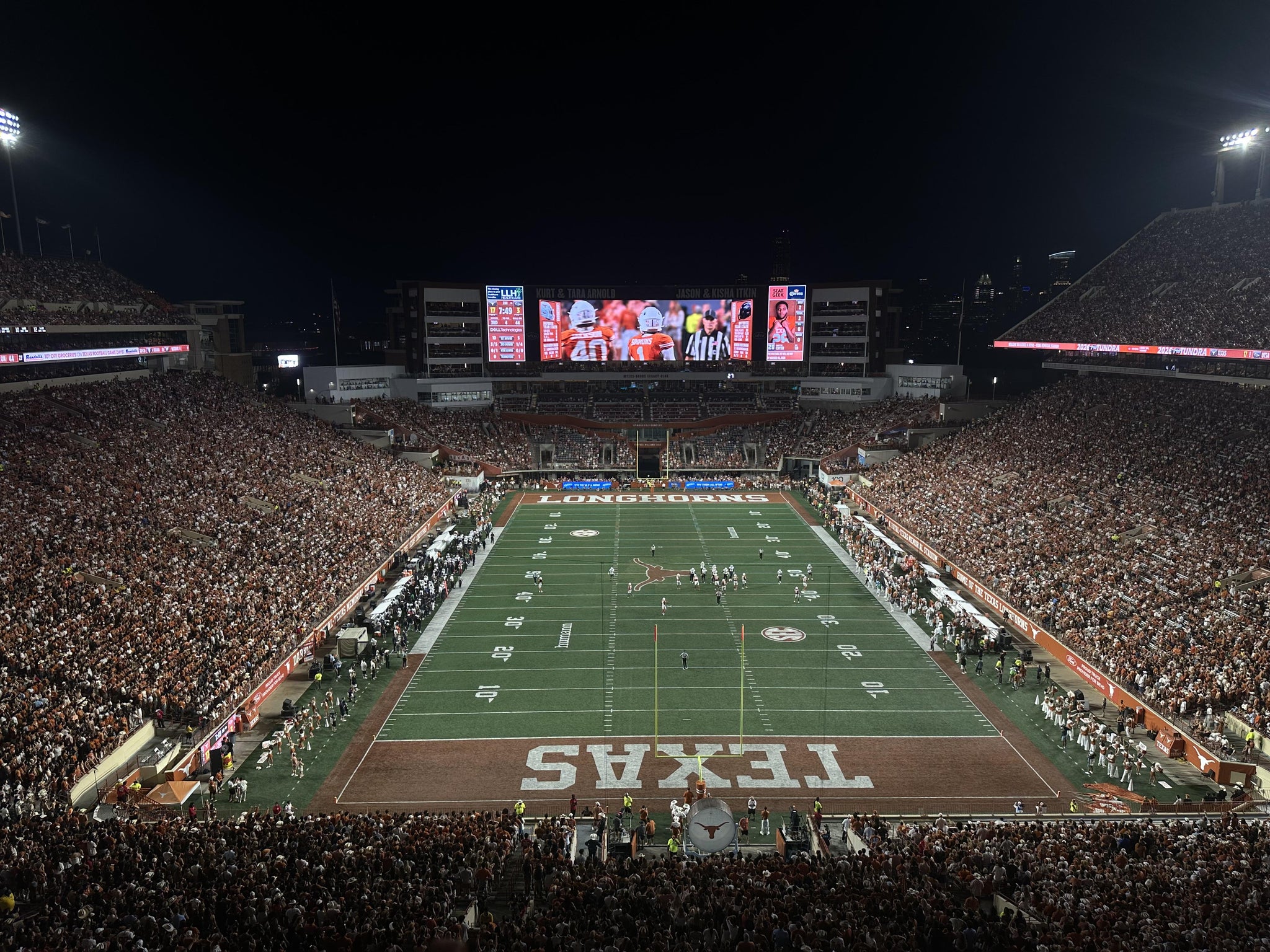 Real Fan View taken from Section 116 at Darrell K Royal - Texas Memorial Stadium by Anonymous User
