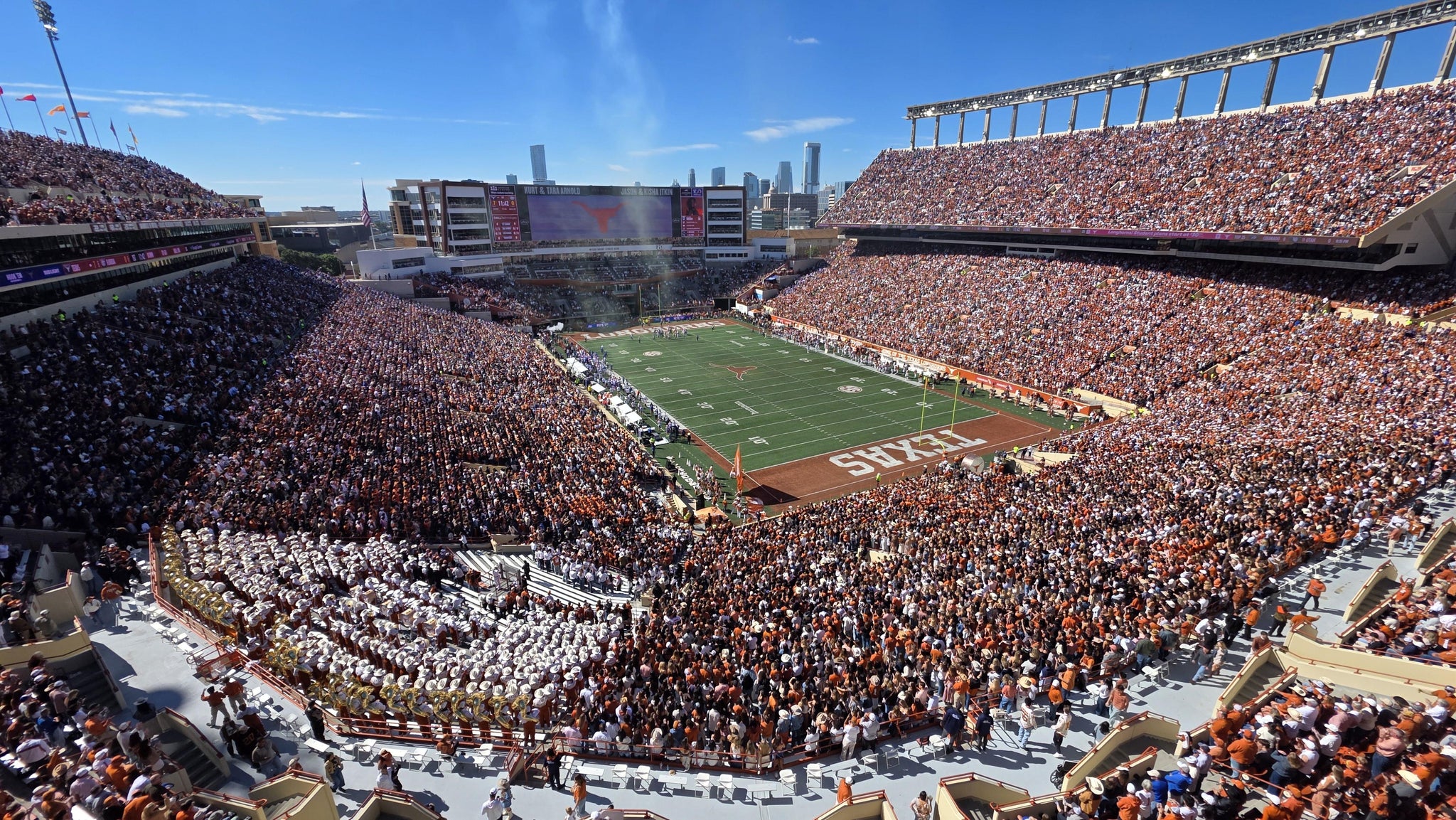 Real Fan View taken from Section 119 at Darrell K Royal - Texas Memorial Stadium by Jackson B