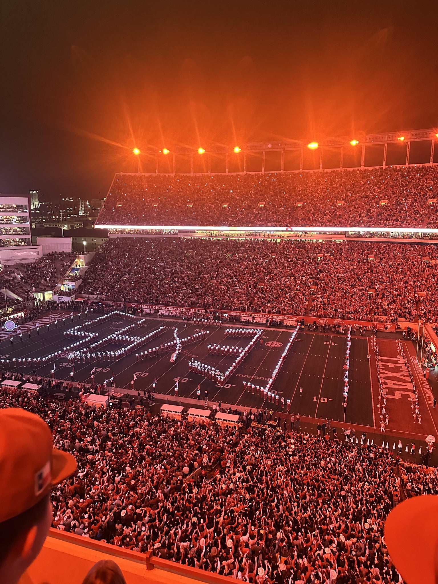 Real Fan View taken from Section 126 at Darrell K Royal - Texas Memorial Stadium by Brian B