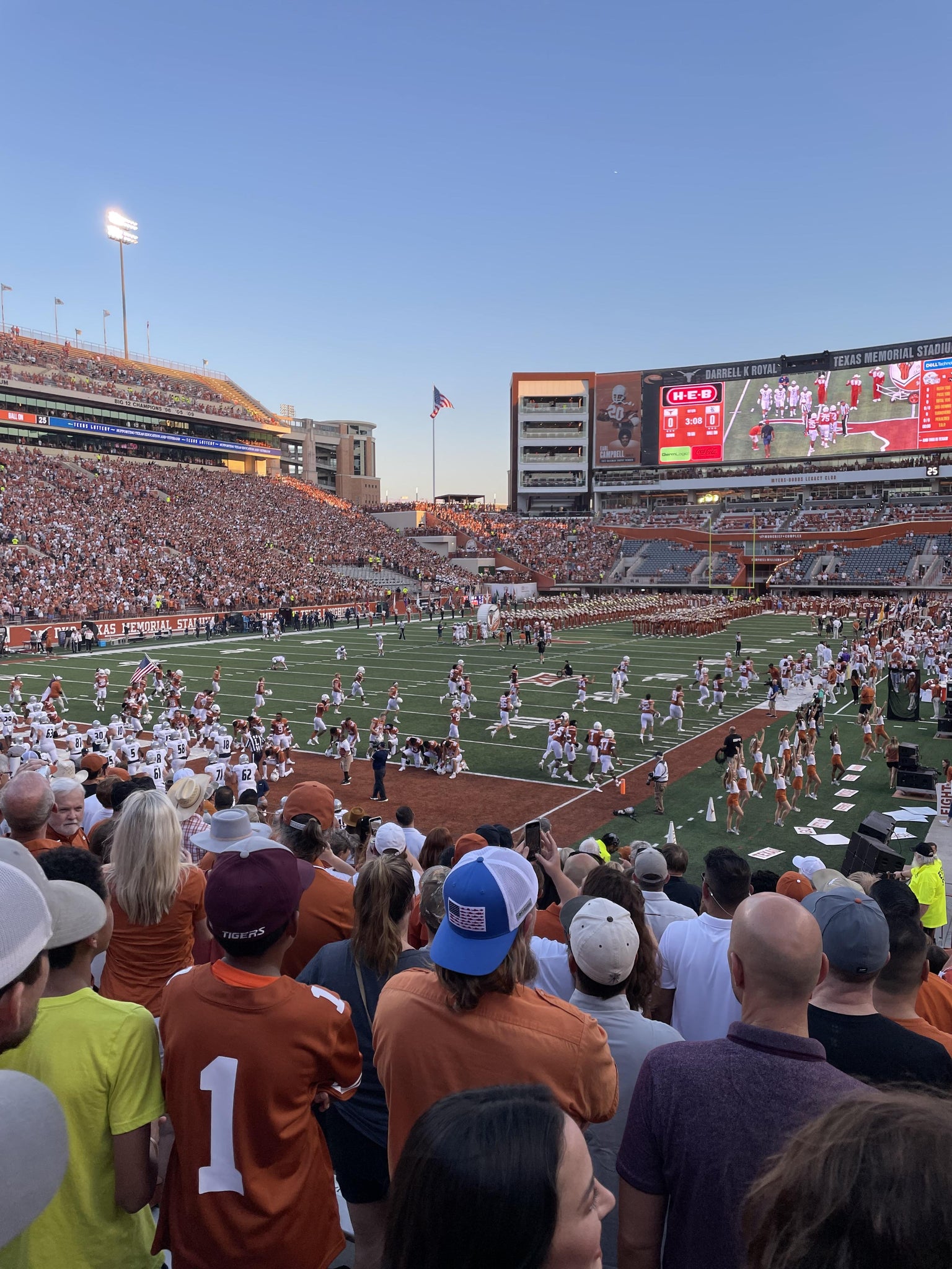 Real Fan View taken from Section 14 at Darrell K Royal - Texas Memorial Stadium by Matt J
