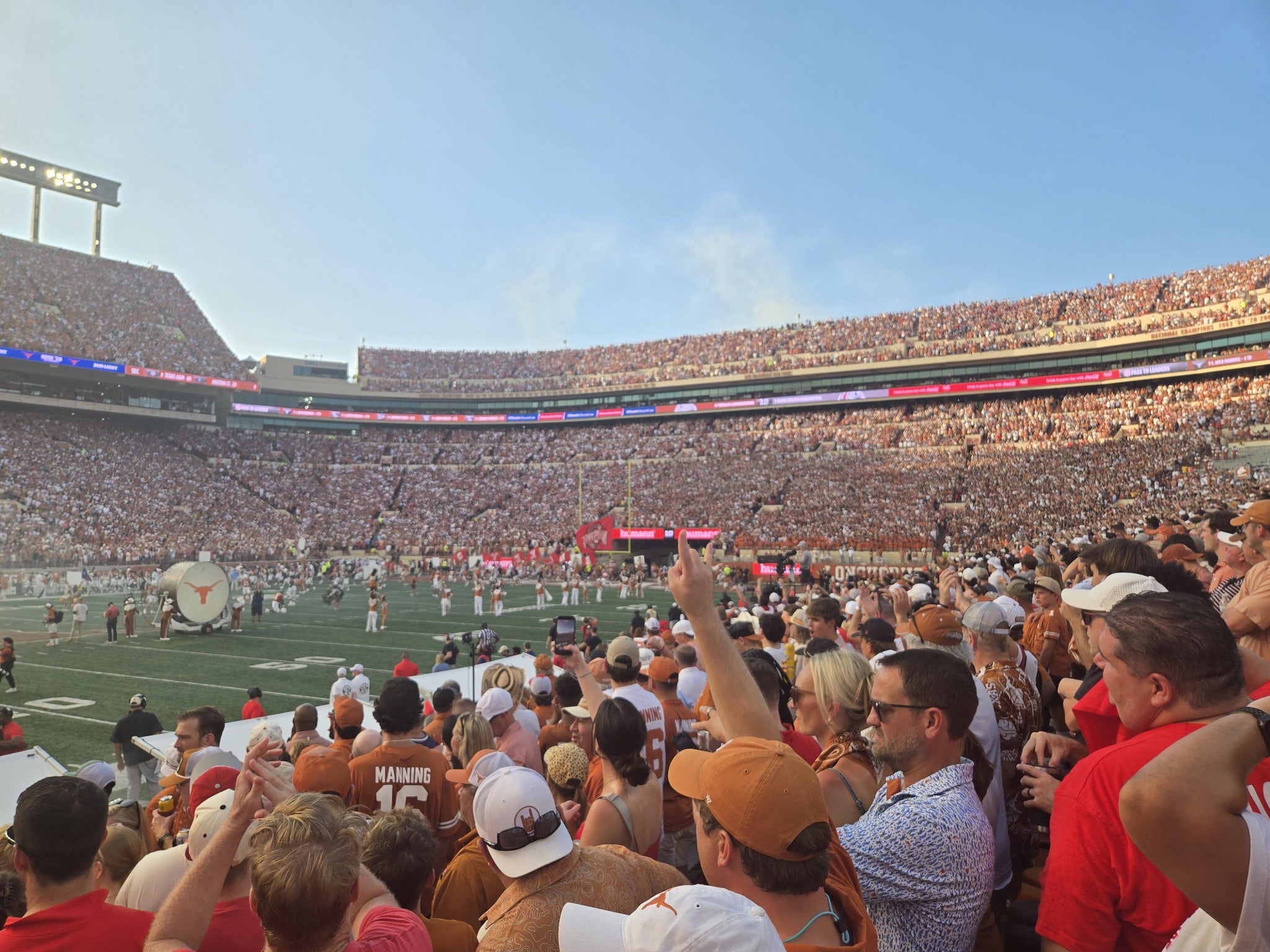 Real Fan View taken from Section 30 at Darrell K Royal - Texas Memorial Stadium by Jeff G