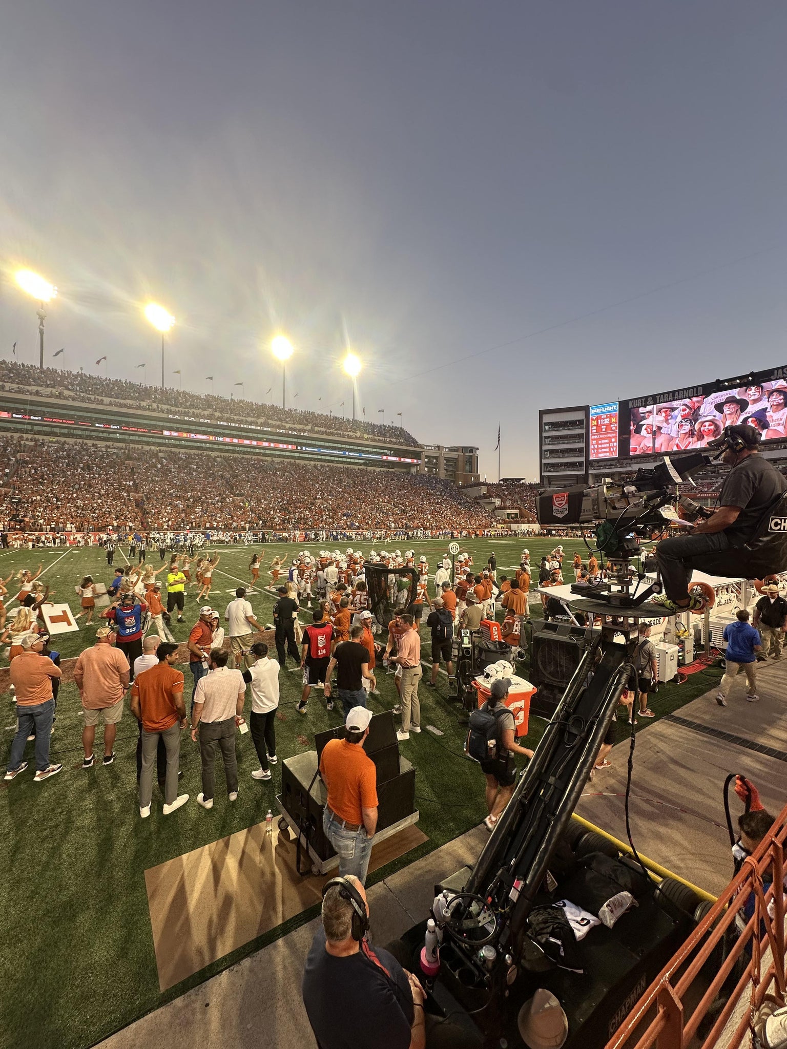 Real Fan View taken from Section 6 at Darrell K Royal - Texas Memorial Stadium by Tj H