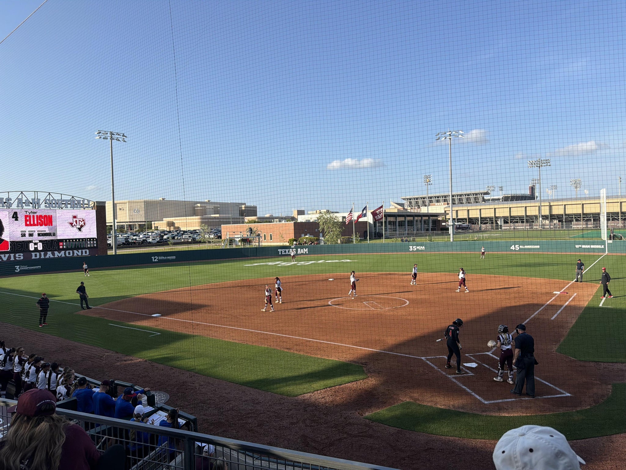Real Fan View taken from Section 106 at Davis Diamond by Karla T