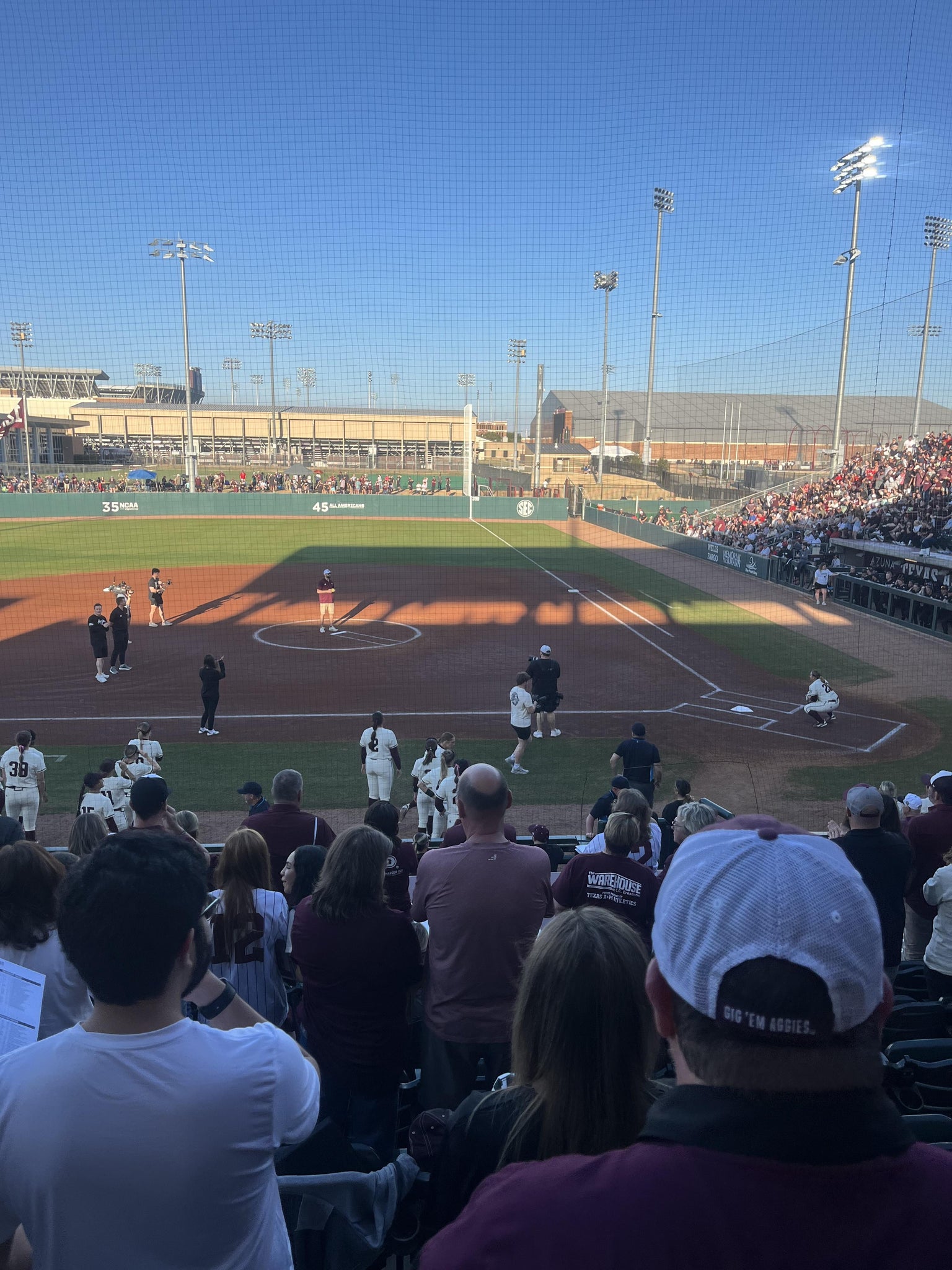 Real Fan View taken from Section 107 at Davis Diamond by Gavin M